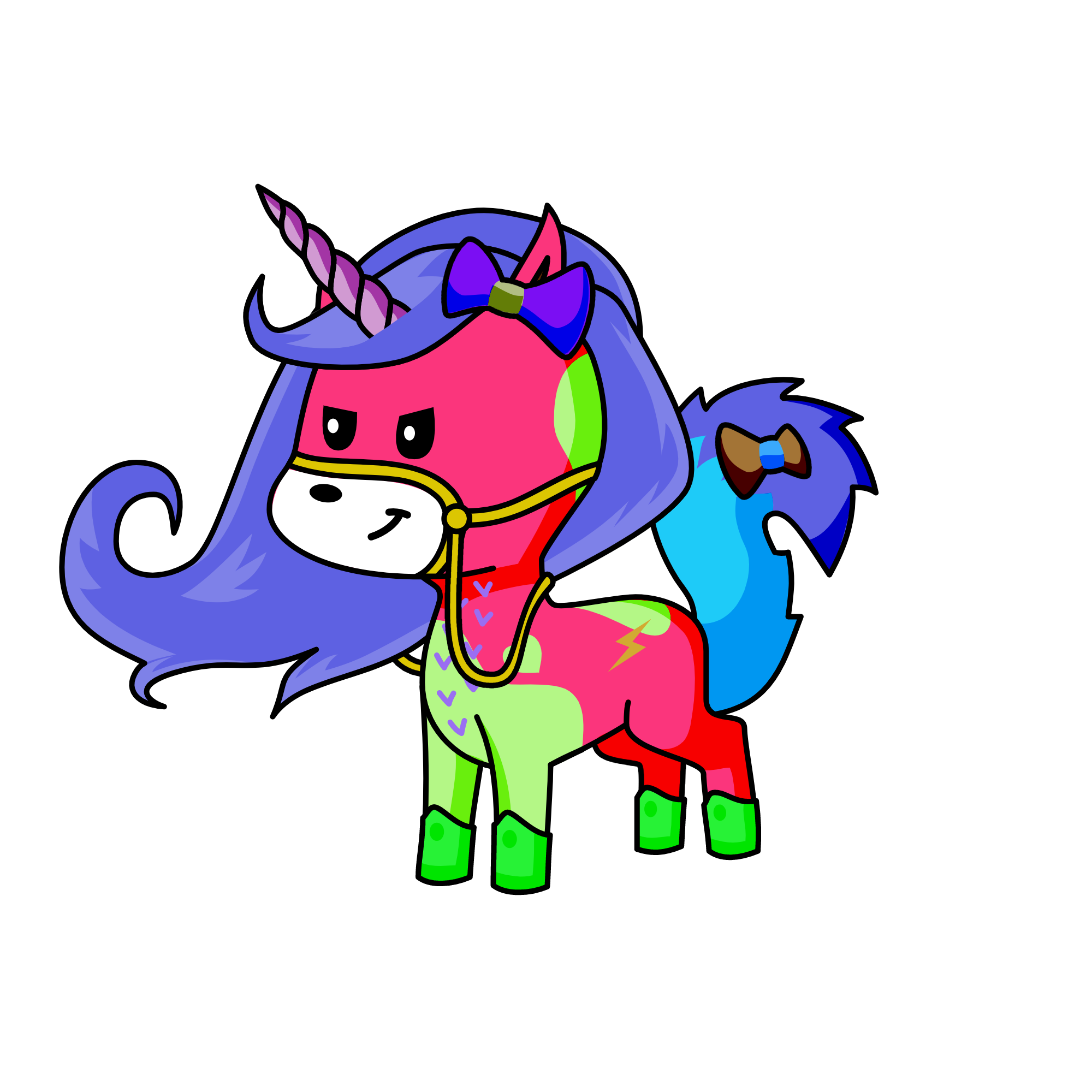 Random, the unicorn