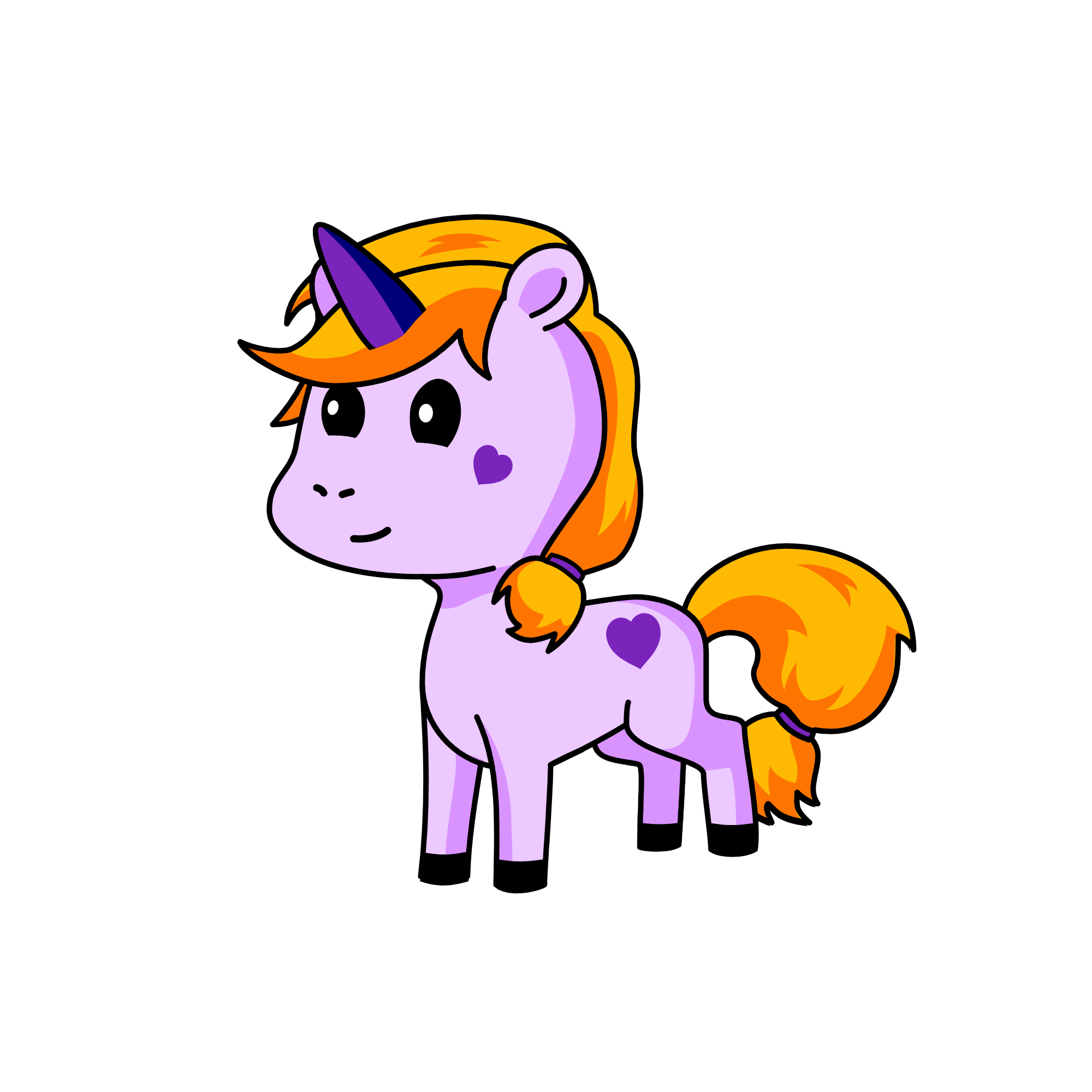 Naflocsen, the unicorn