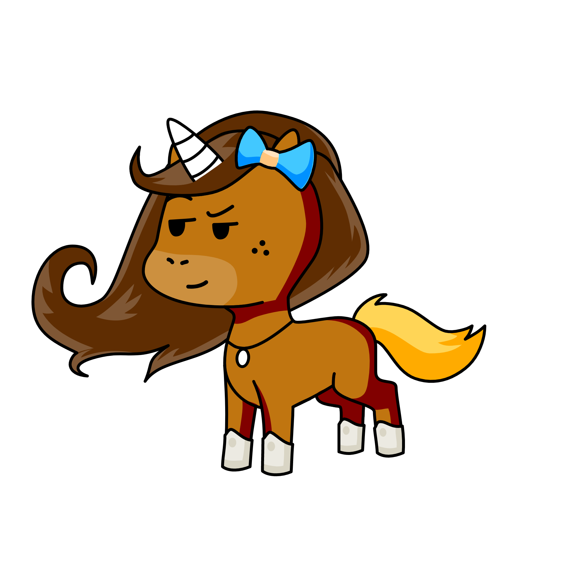 henacy the emo queen, the unicorn