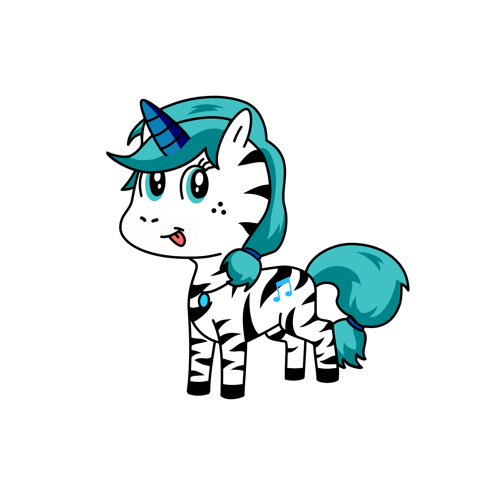 Snowbelle, the unicorn