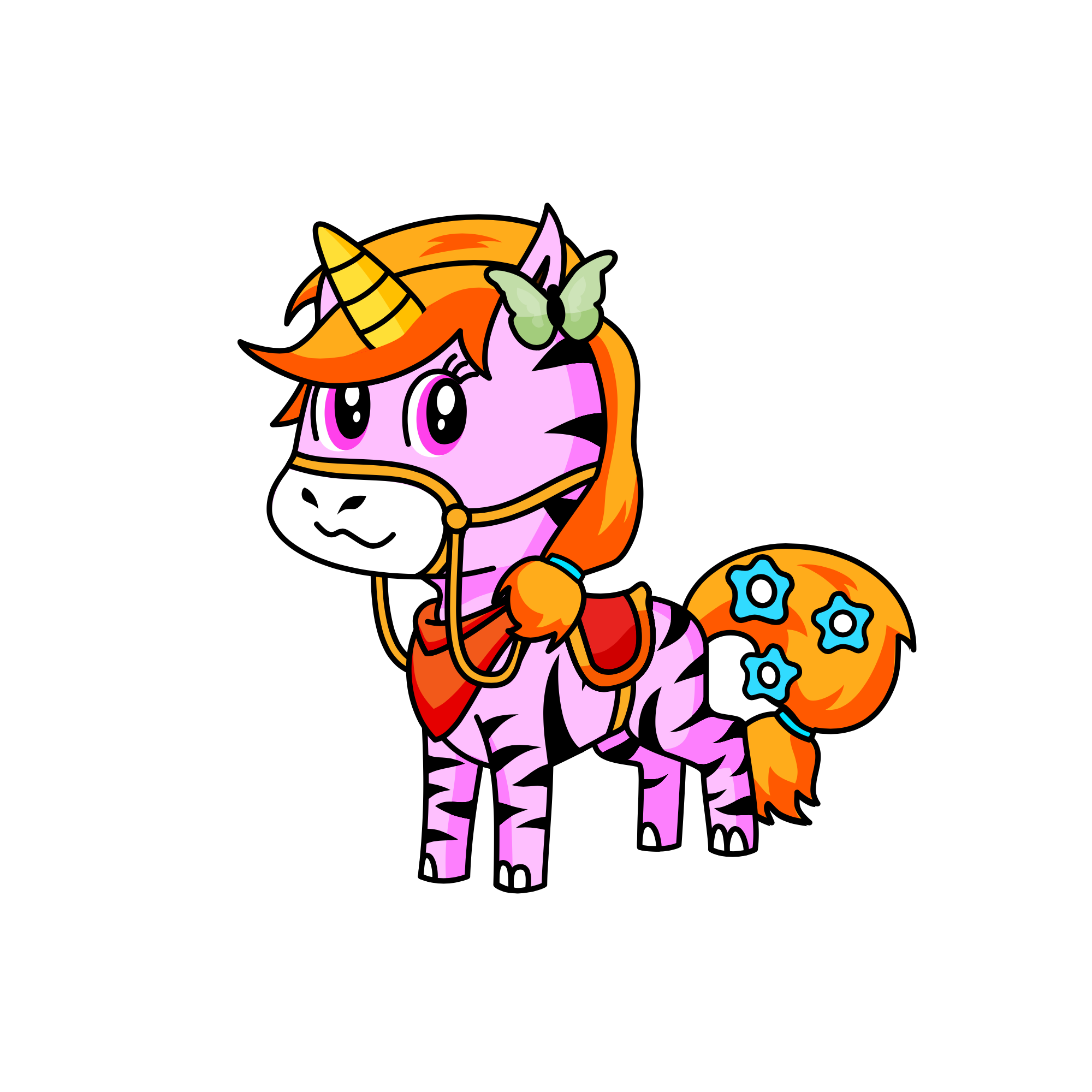 Rozzy, the unicorn