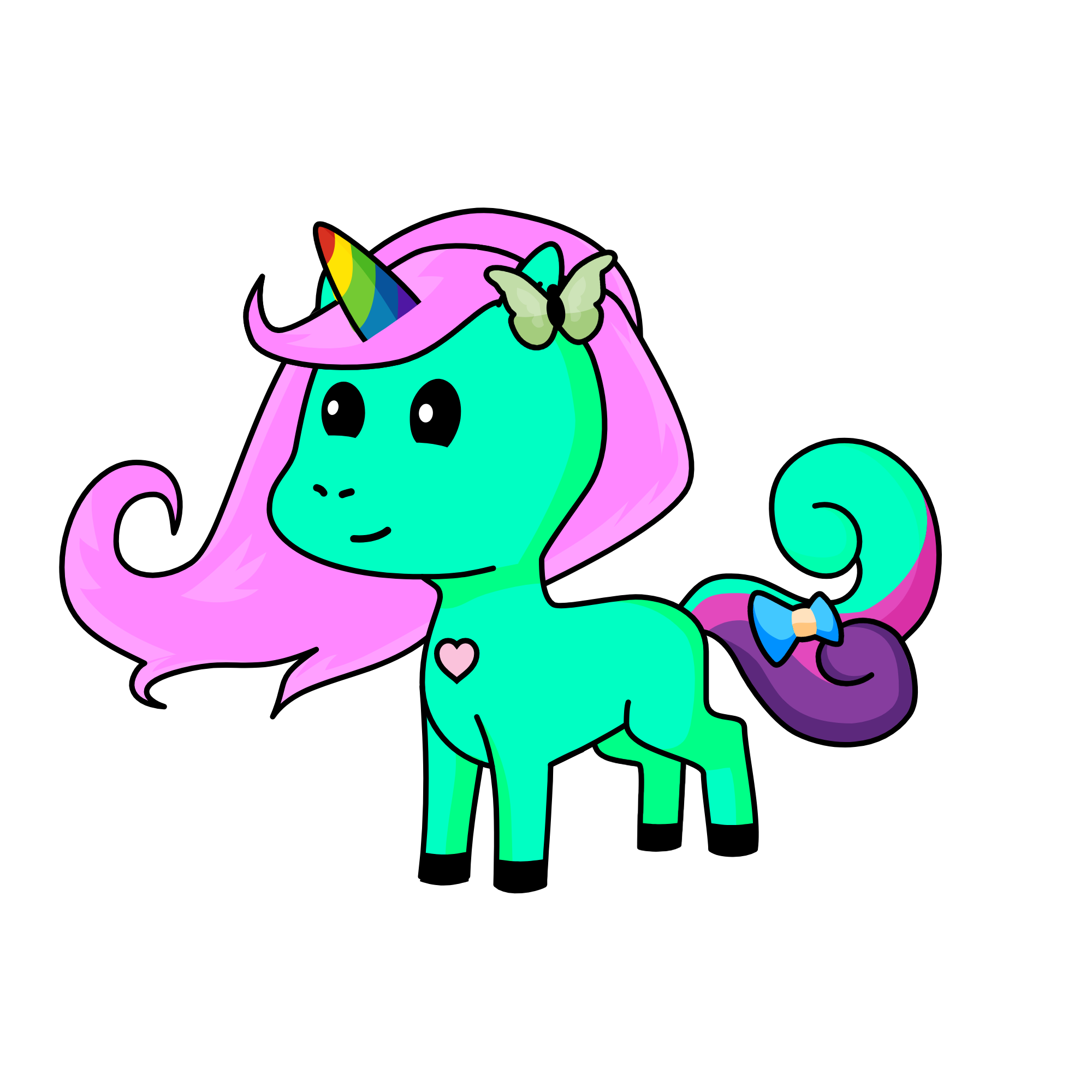 fly girl, the unicorn