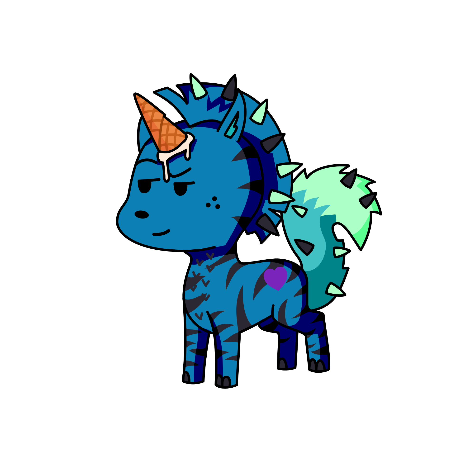 Ice cream, the unicorn