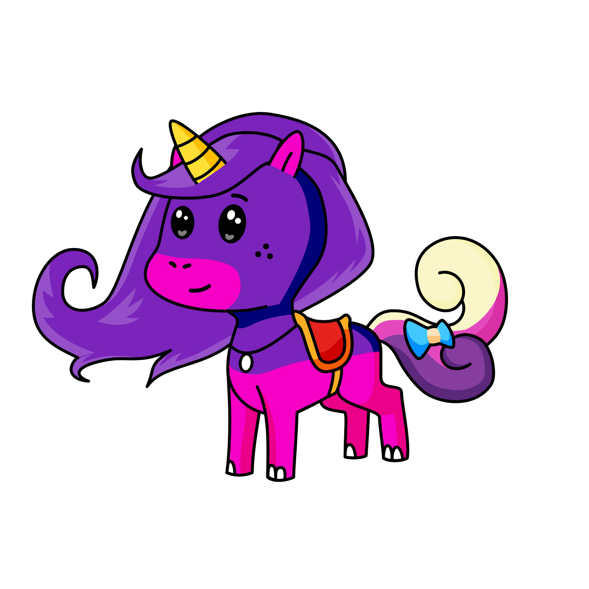 cool, the unicorn