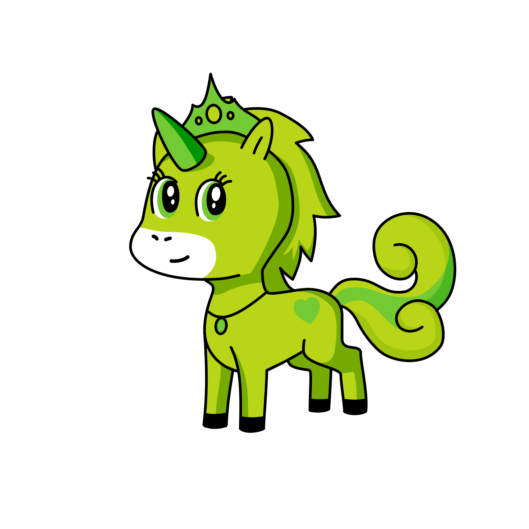 Greeney, the unicorn
