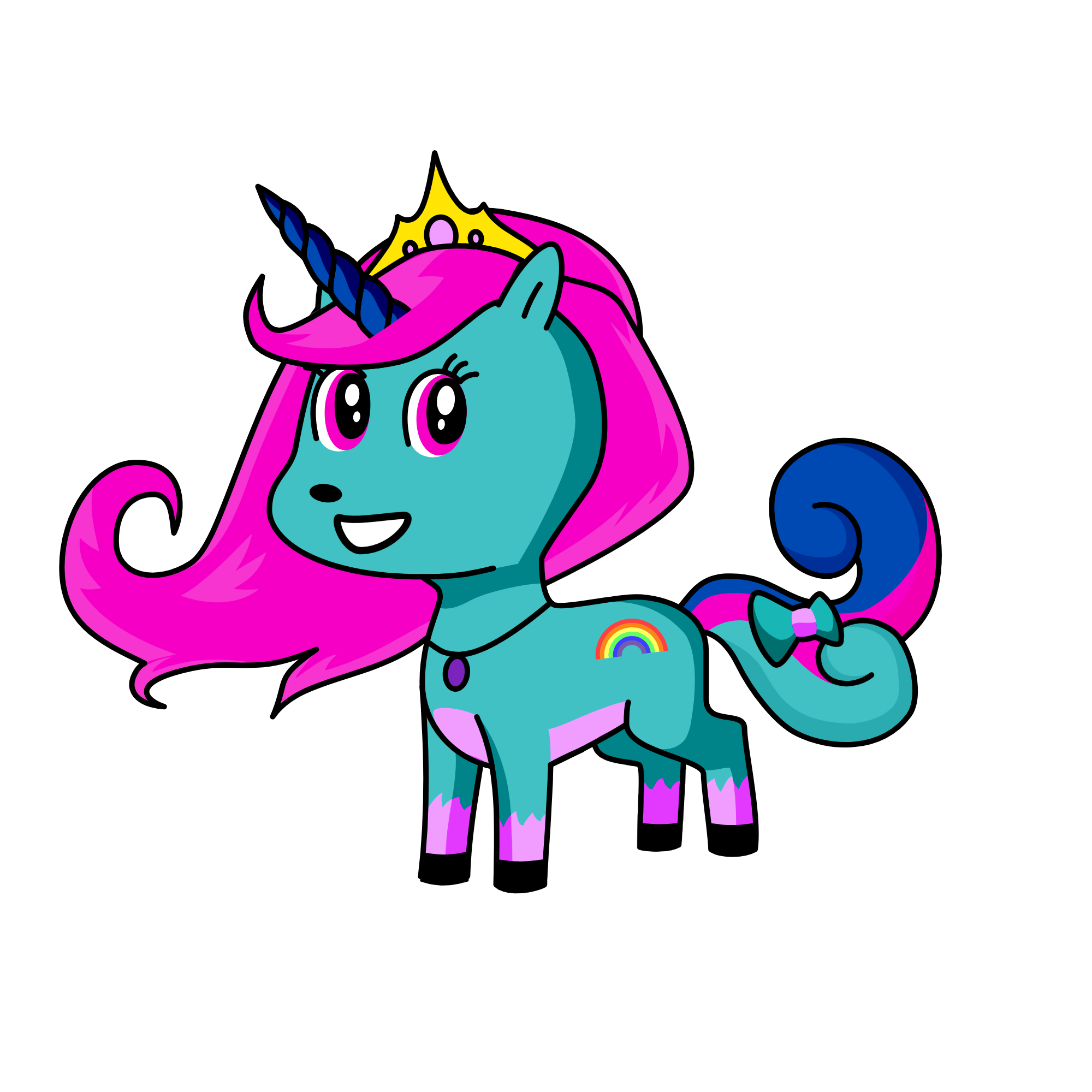 bubbles, the unicorn
