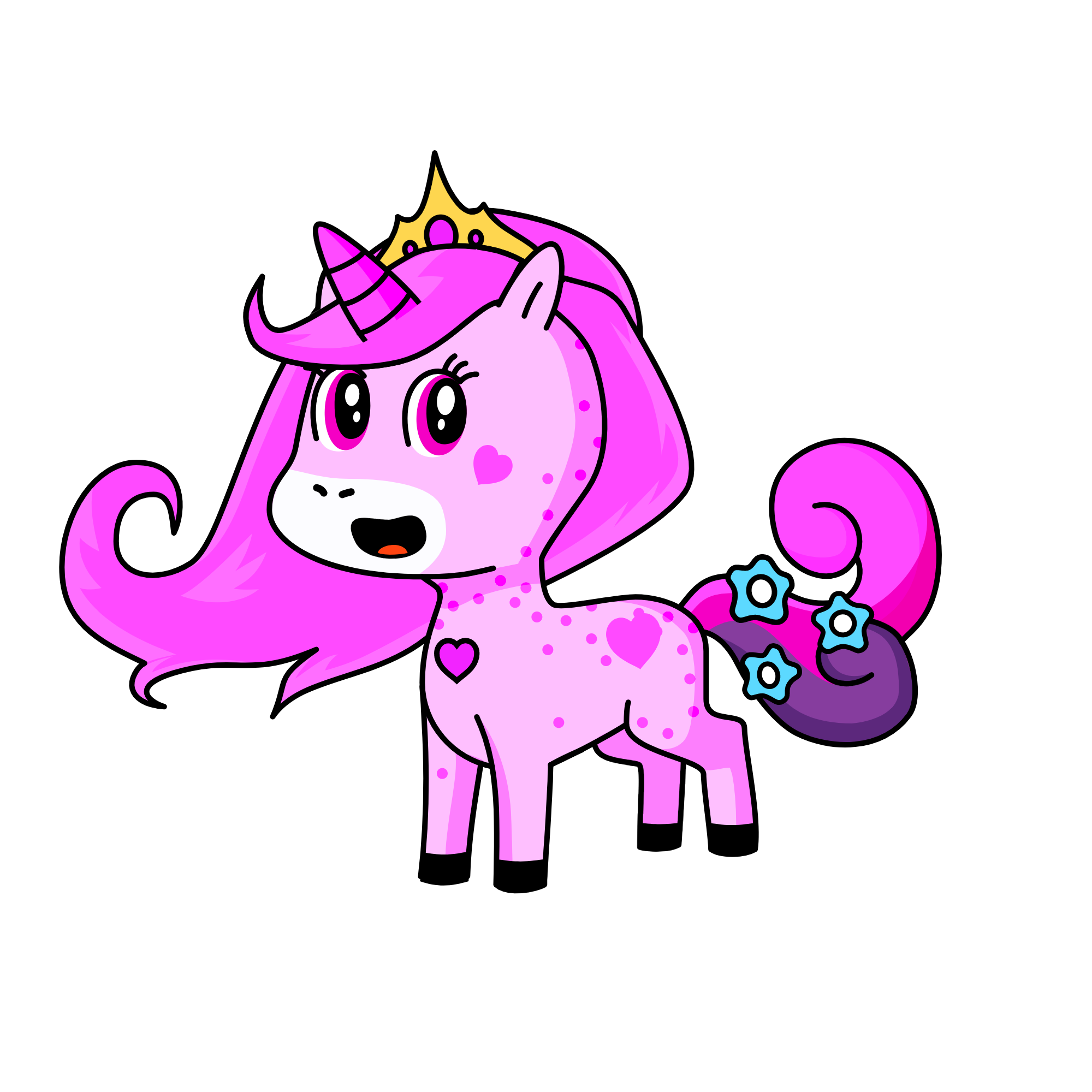 Duchess pinkberry, the unicorn