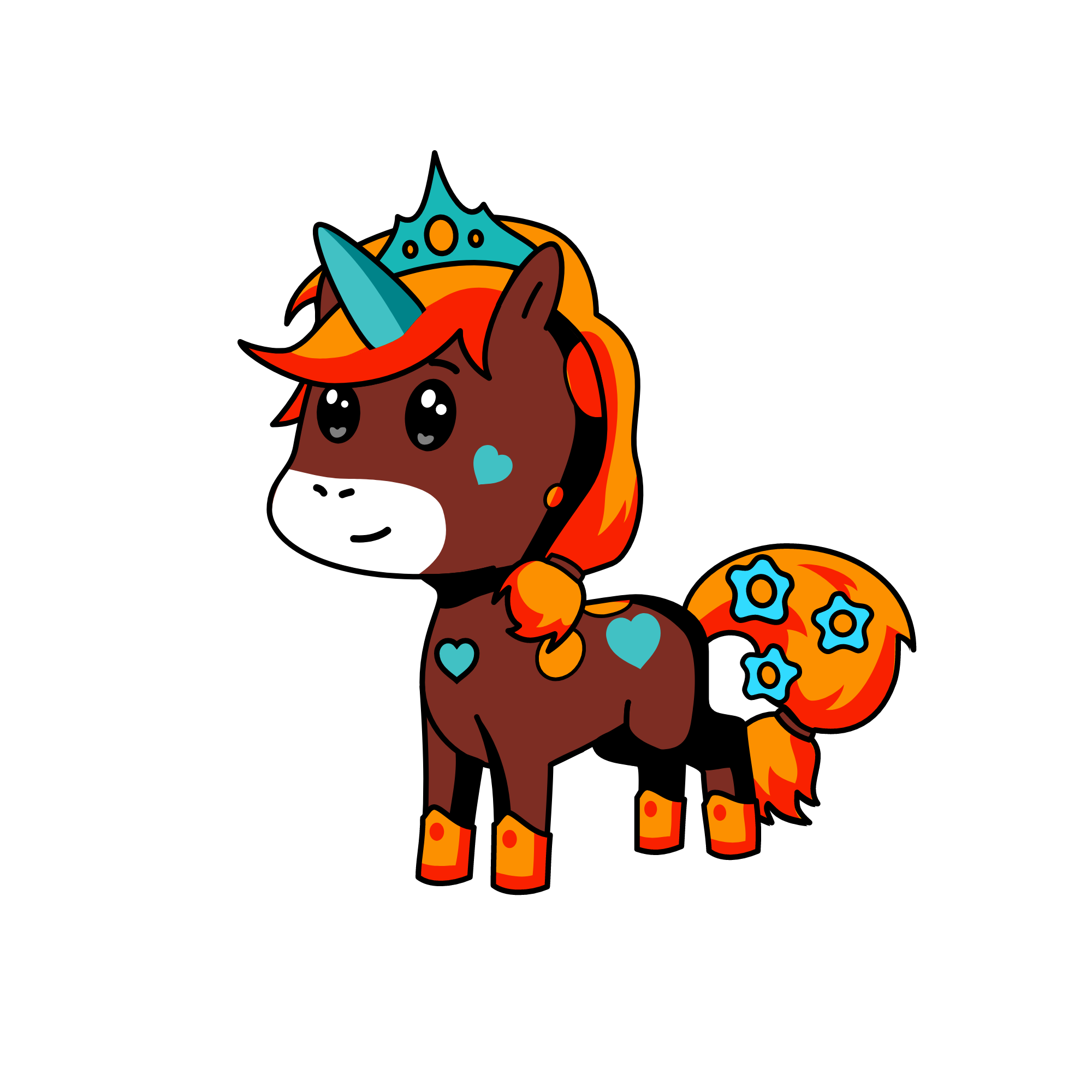Dapplenight, the unicorn