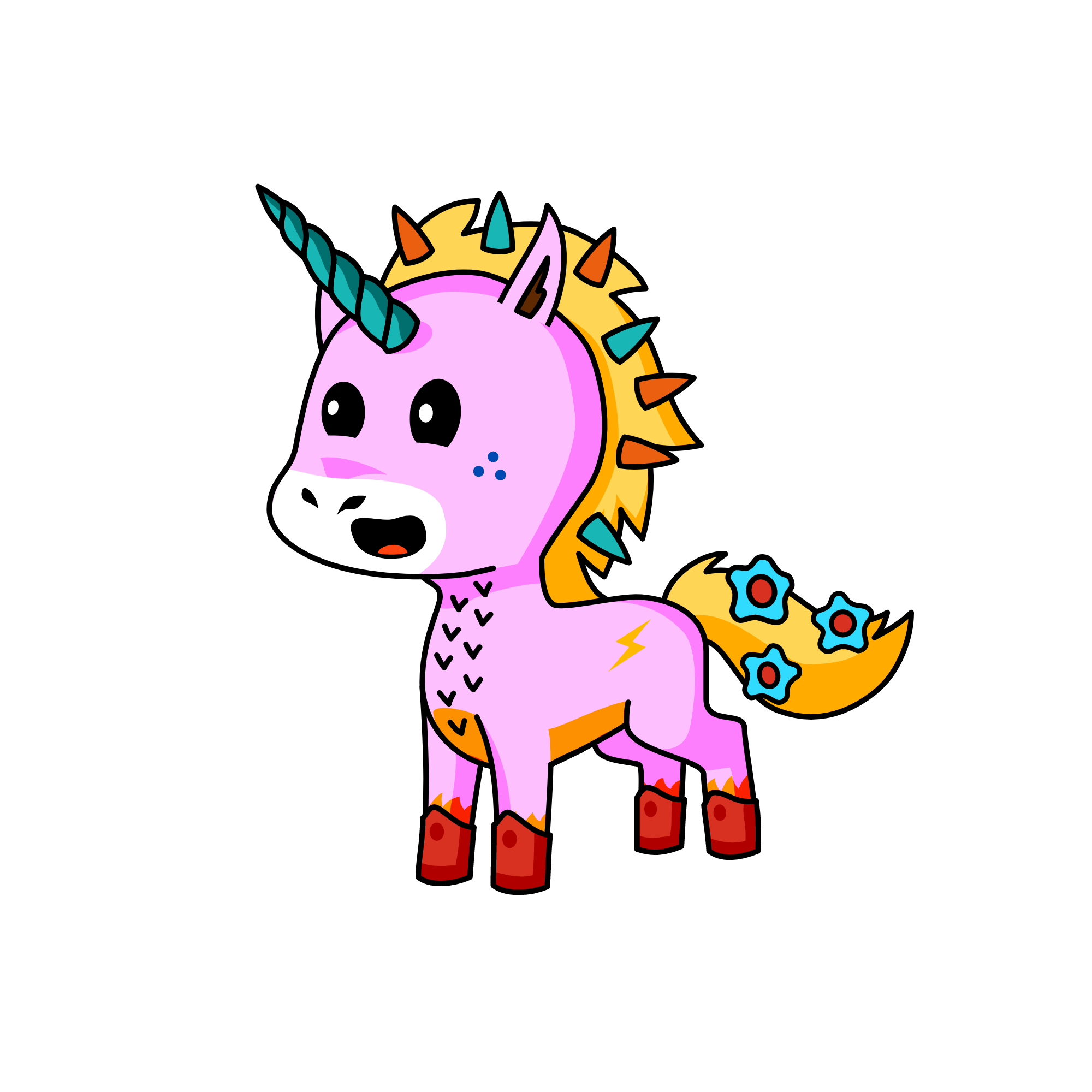luna precisa , the unicorn