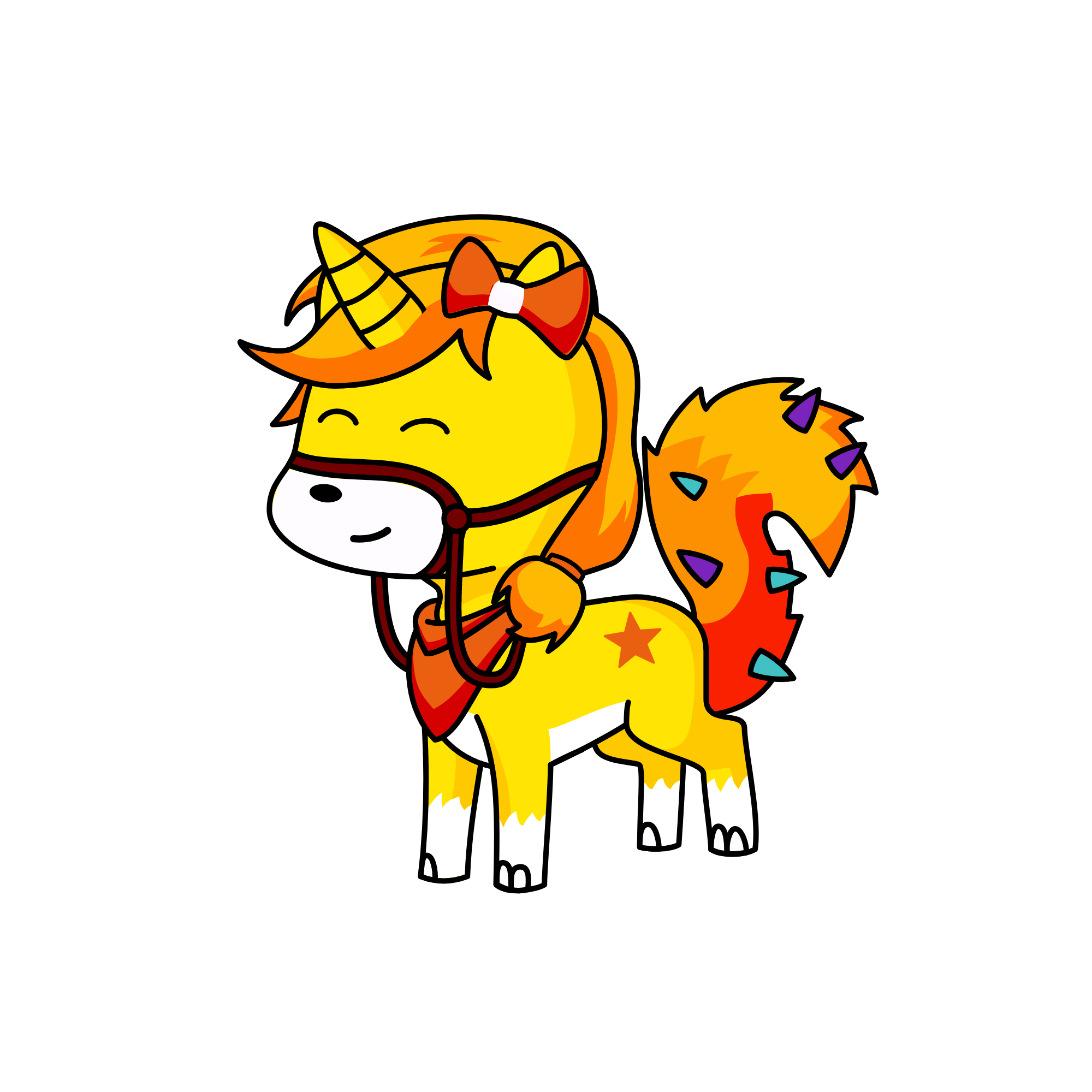 the queen fox, the unicorn