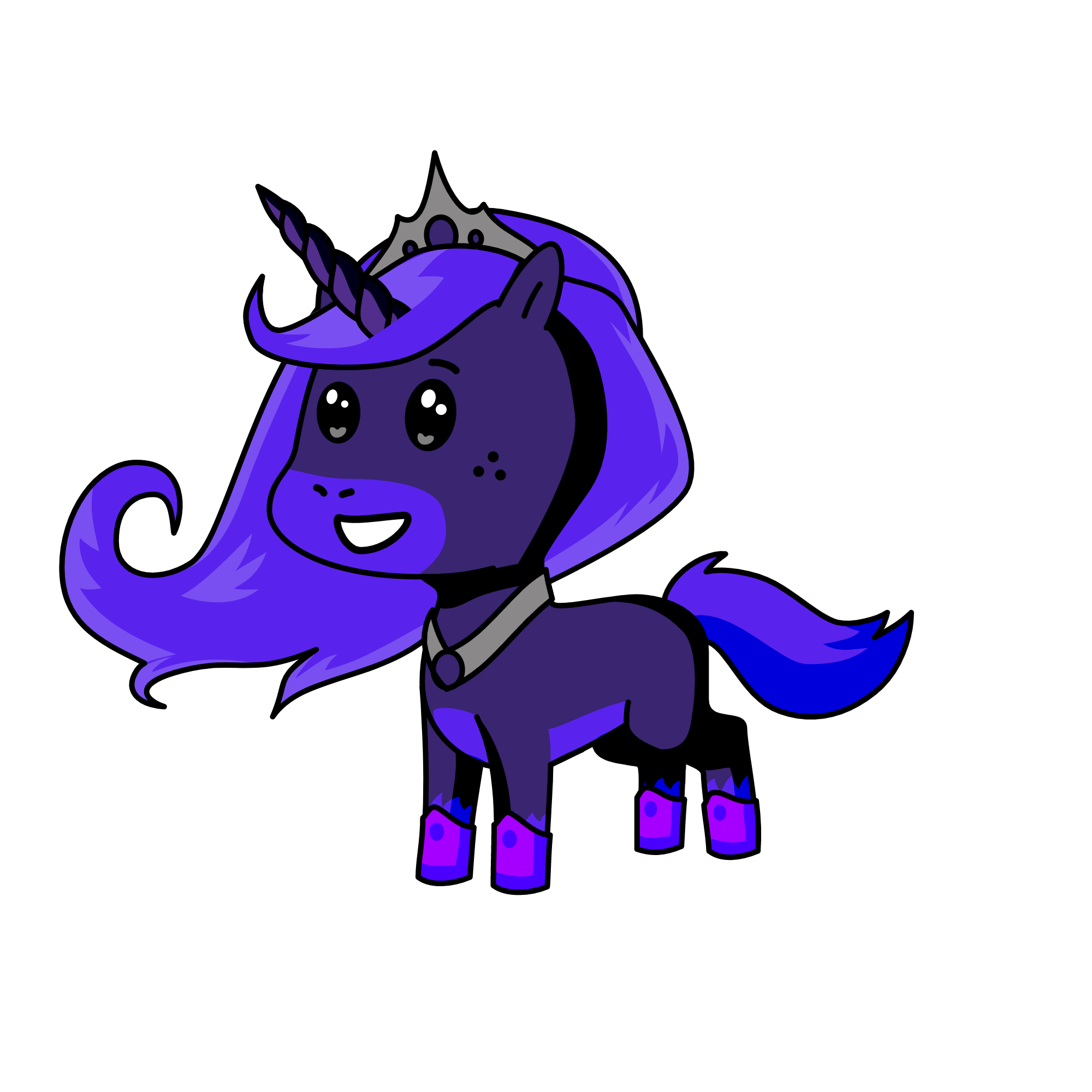 PRINCESS MOON, the unicorn