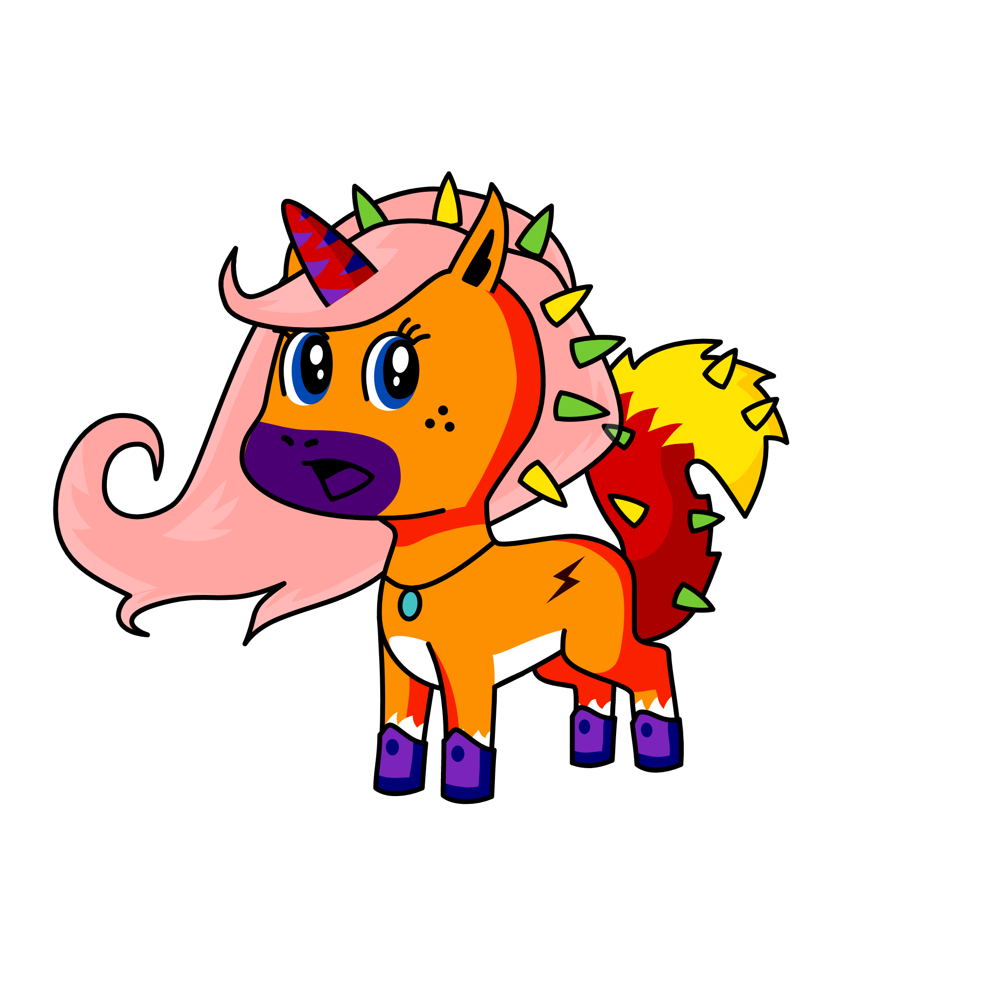 Melanie puella, the unicorn