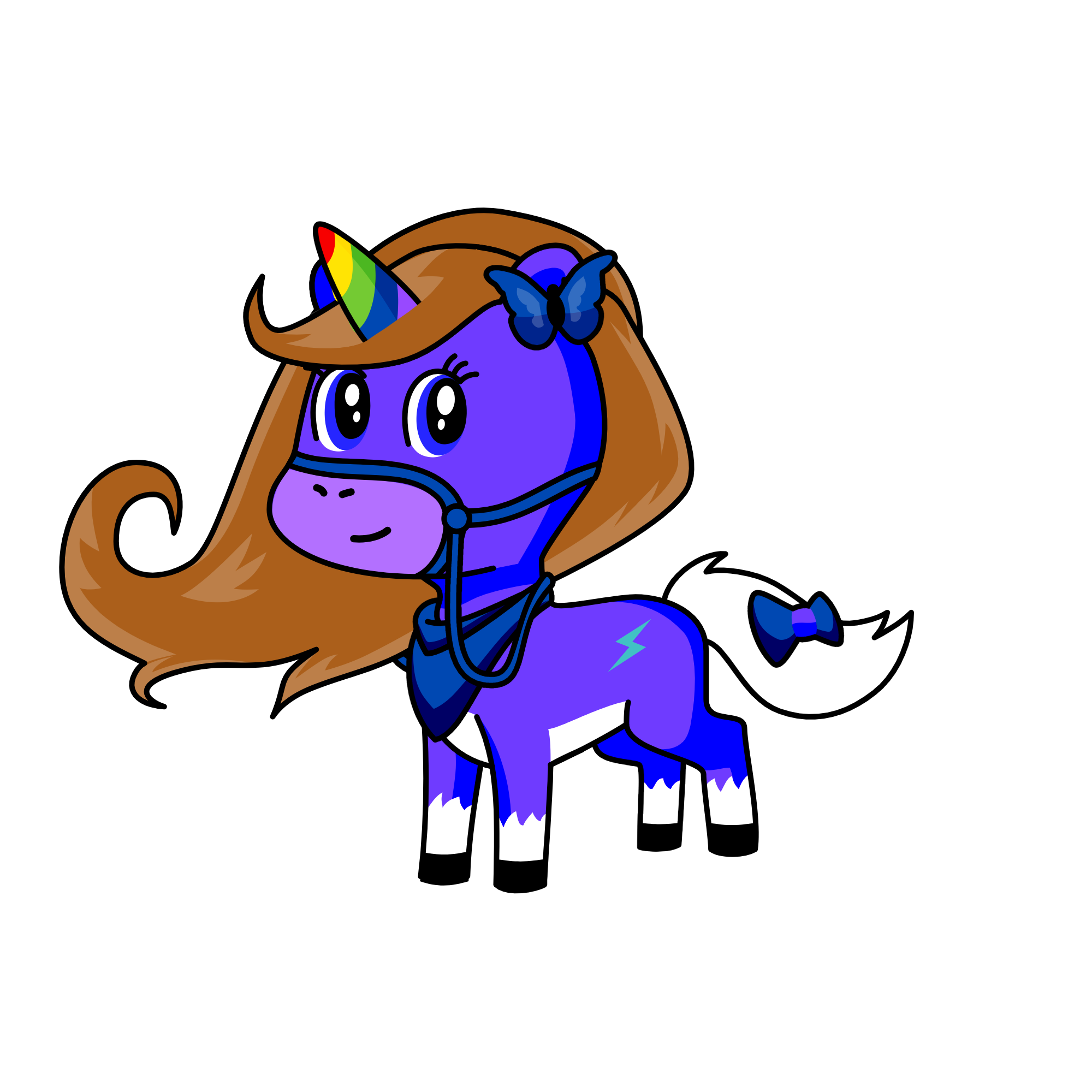 Dash, the unicorn