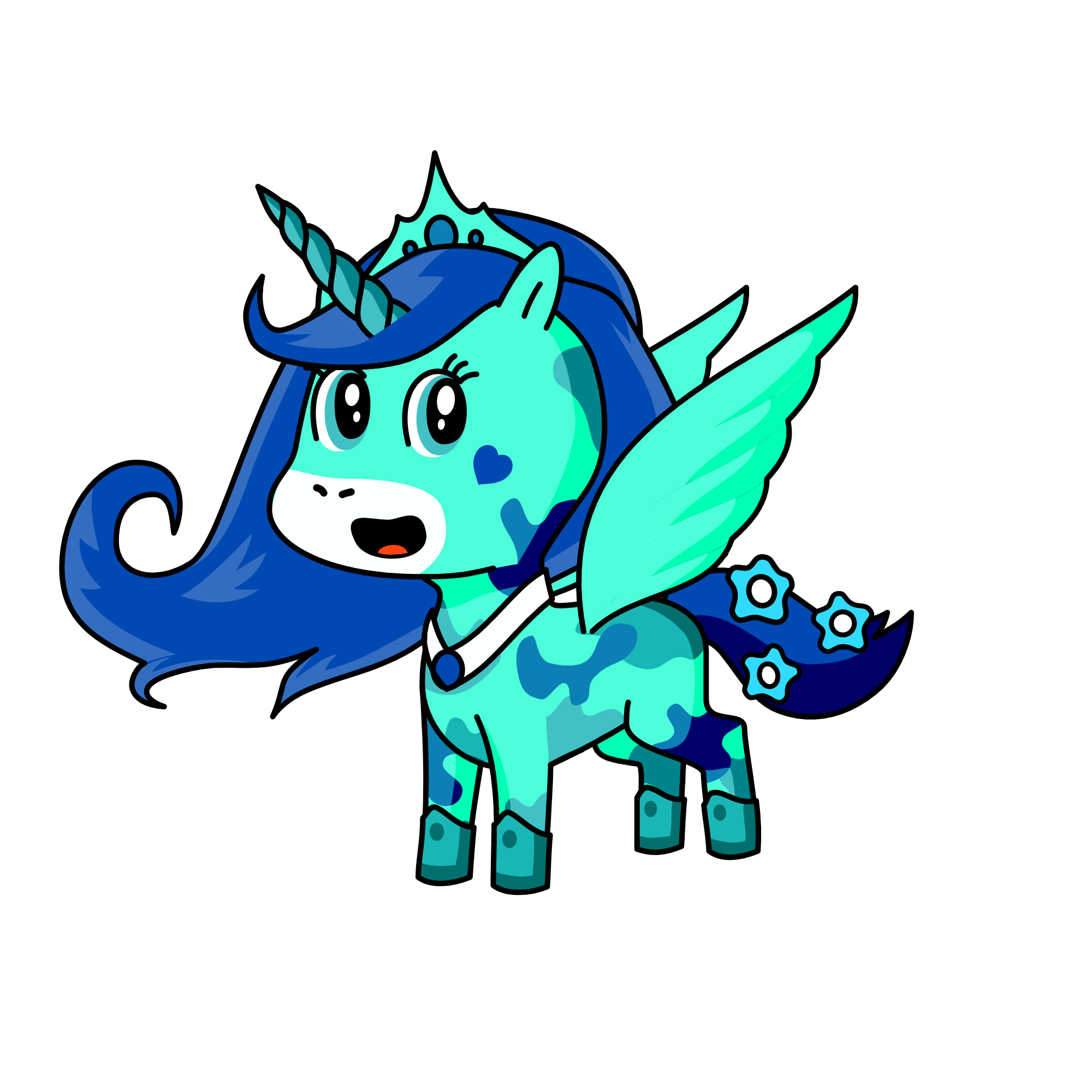 IcY qUeEn, the unicorn