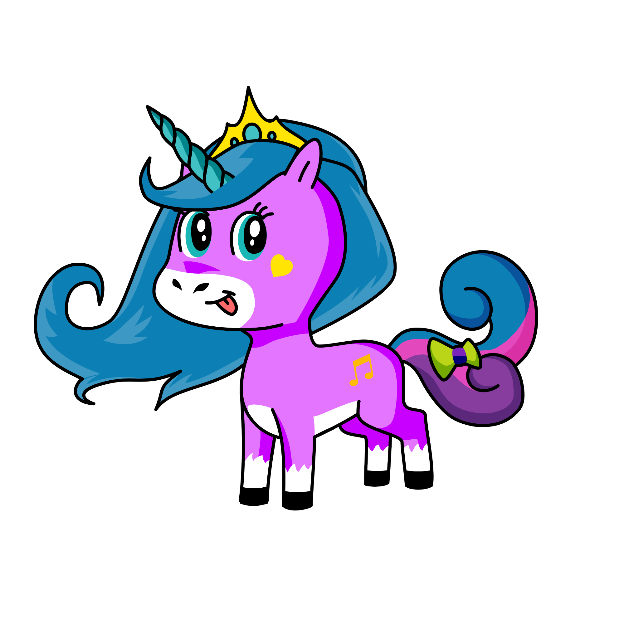 Dlyla, the unicorn