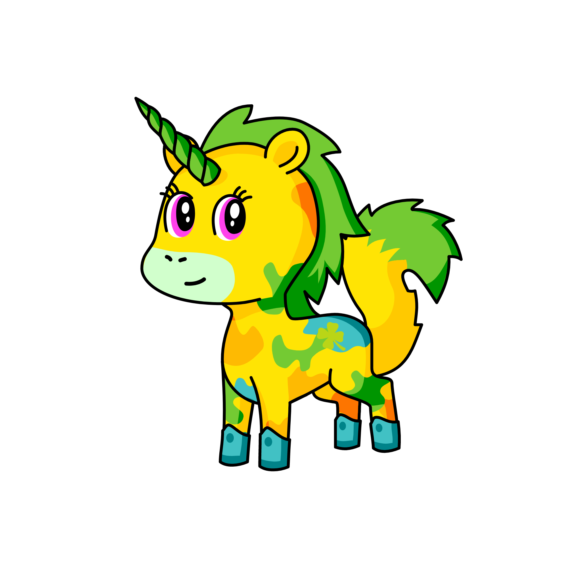 Clover, the unicorn
