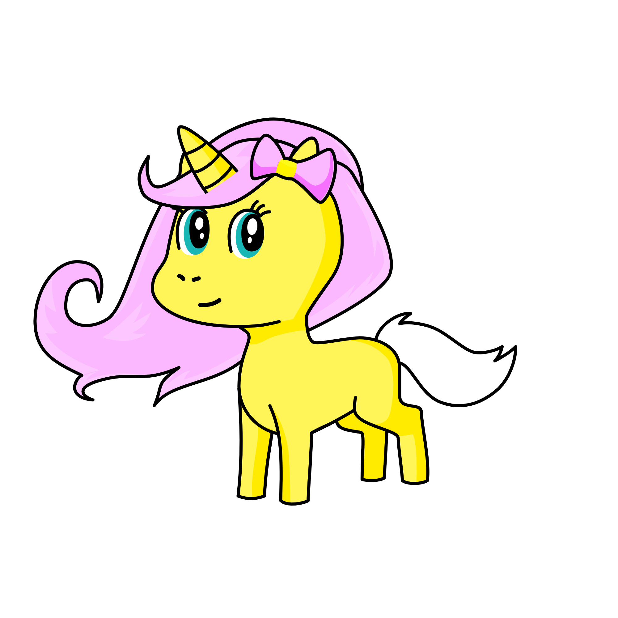 Fluttershy, the unicorn