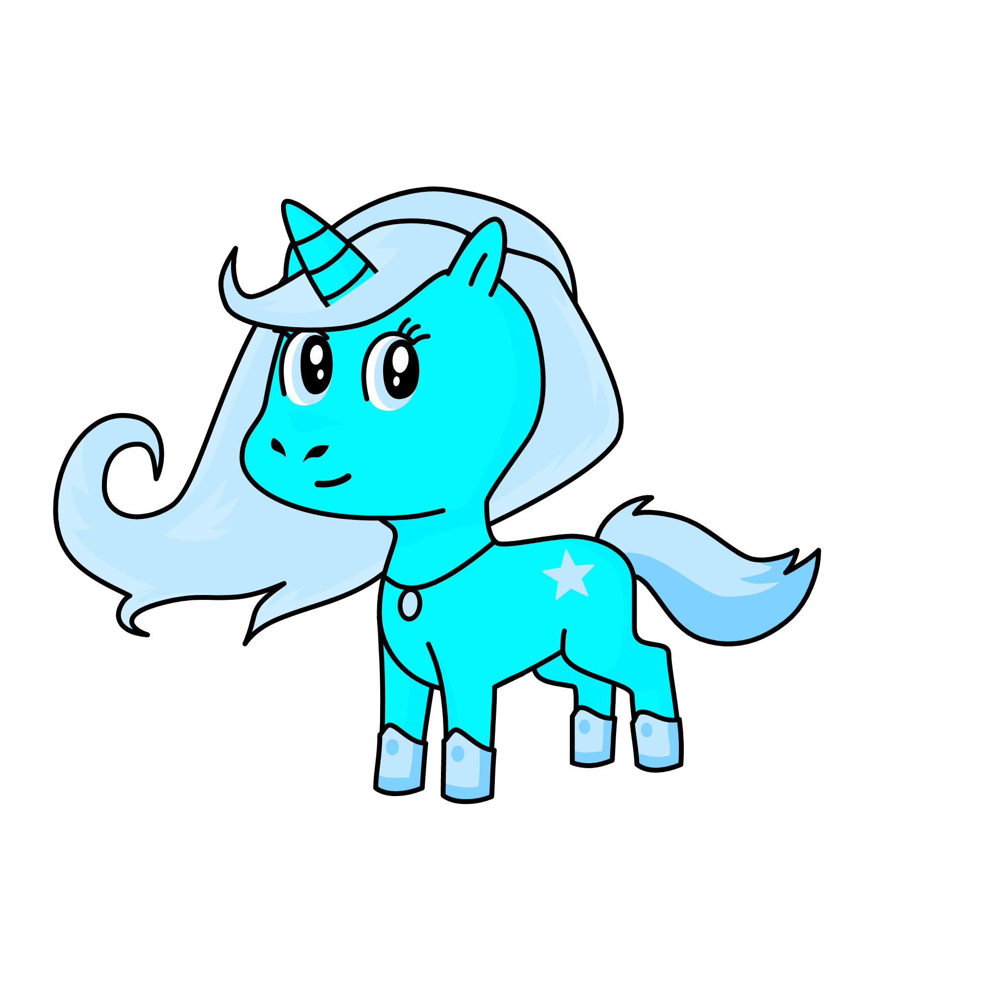 Ice, the unicorn
