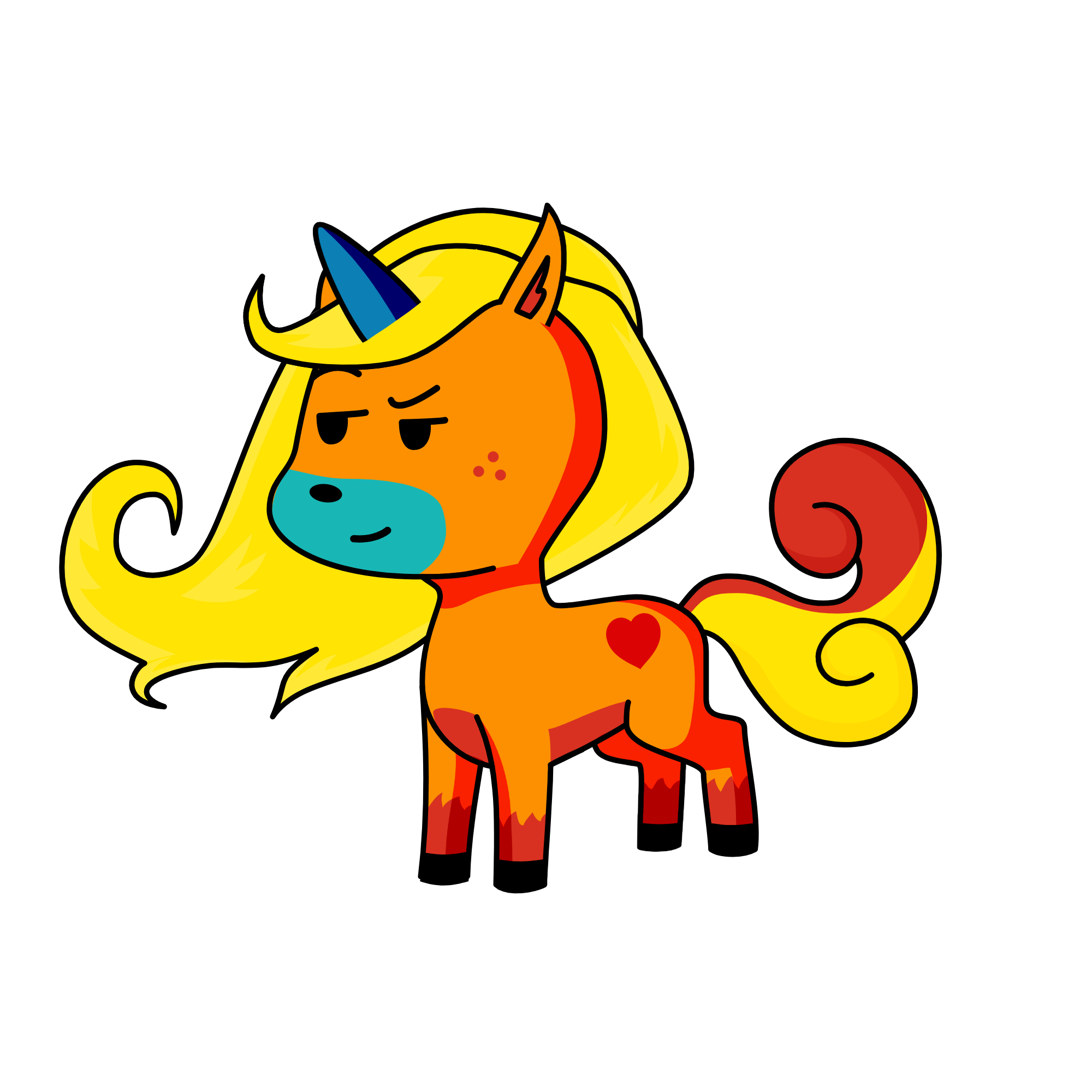 Sunny Fox, the unicorn