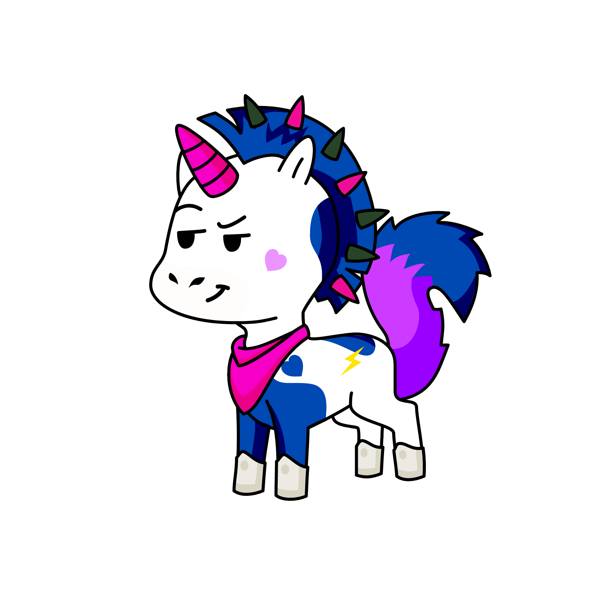 Ellu, the unicorn
