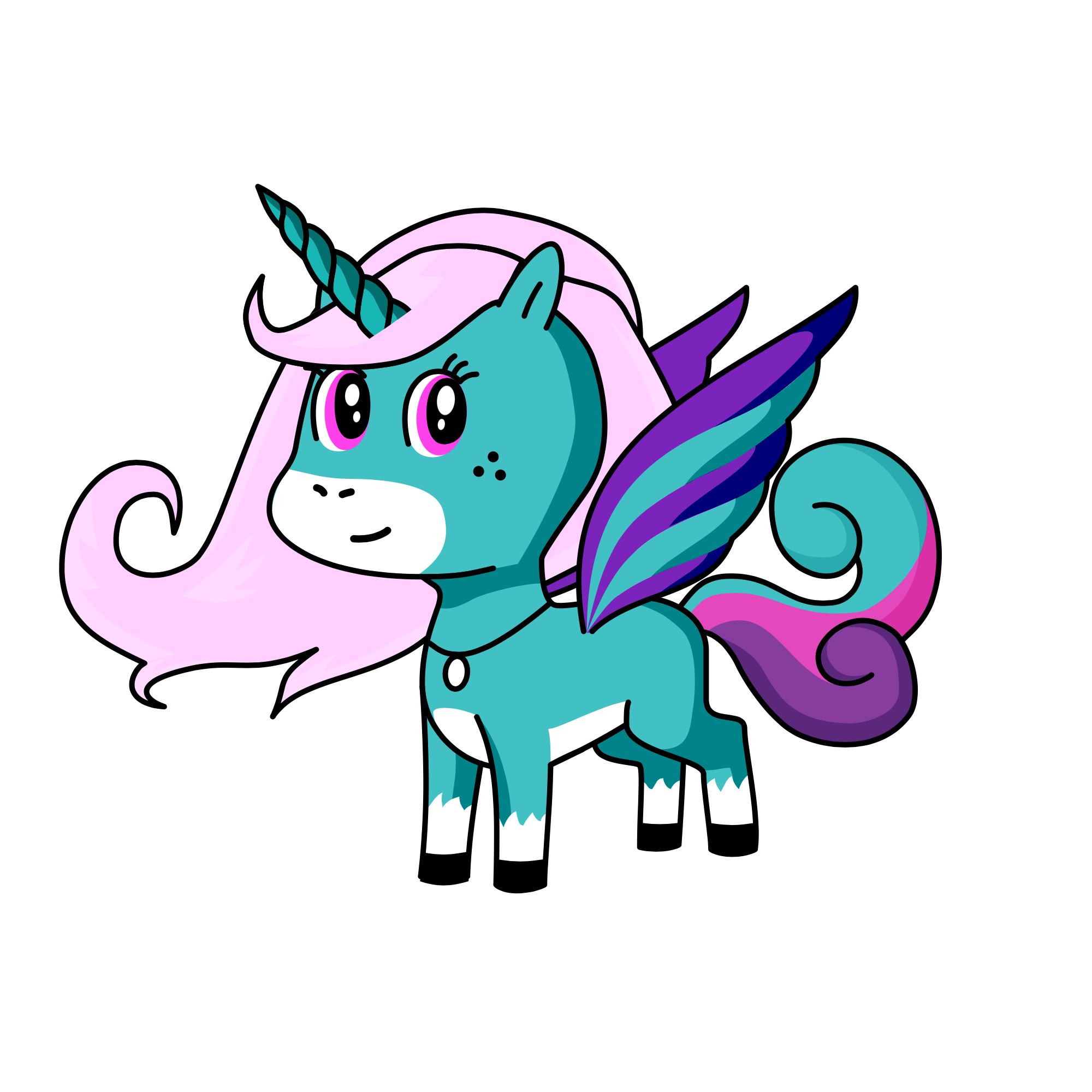 sky queen, the unicorn