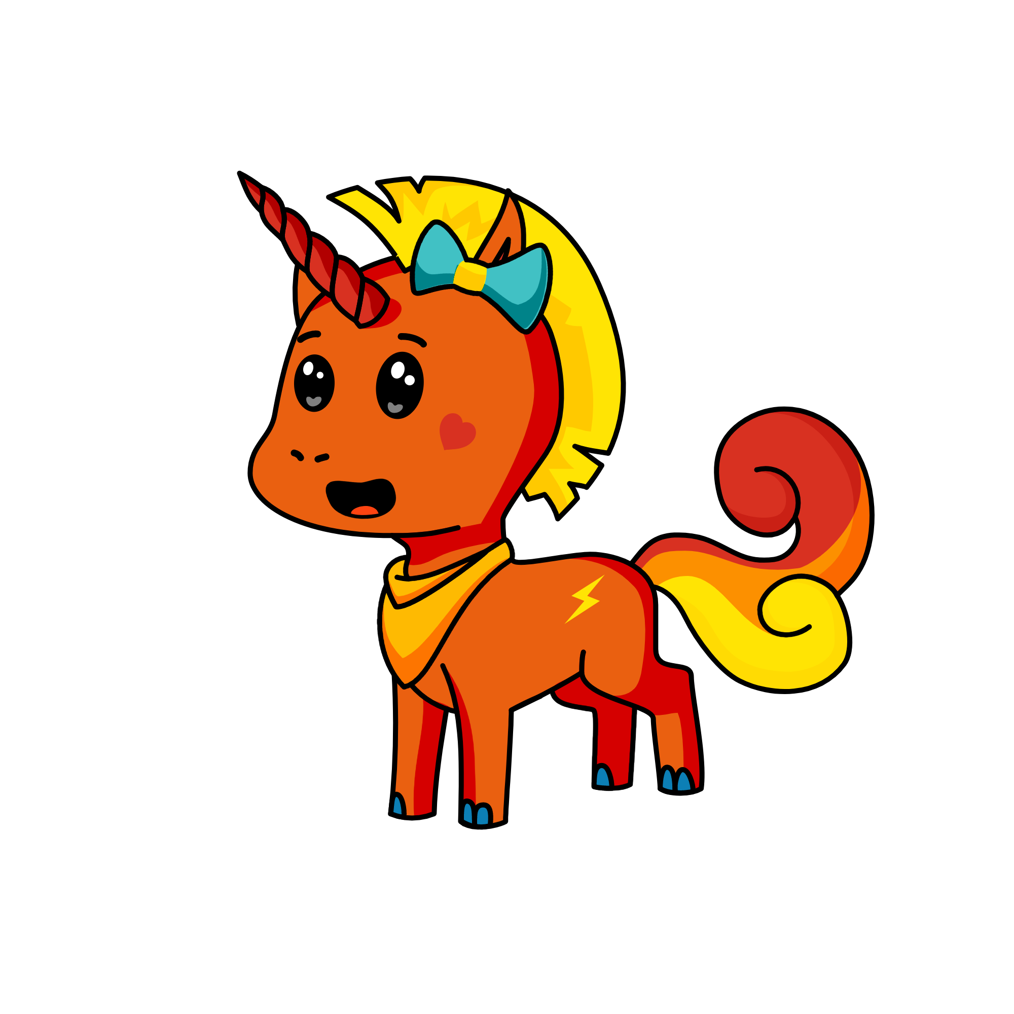 Isabel Dixon, the unicorn