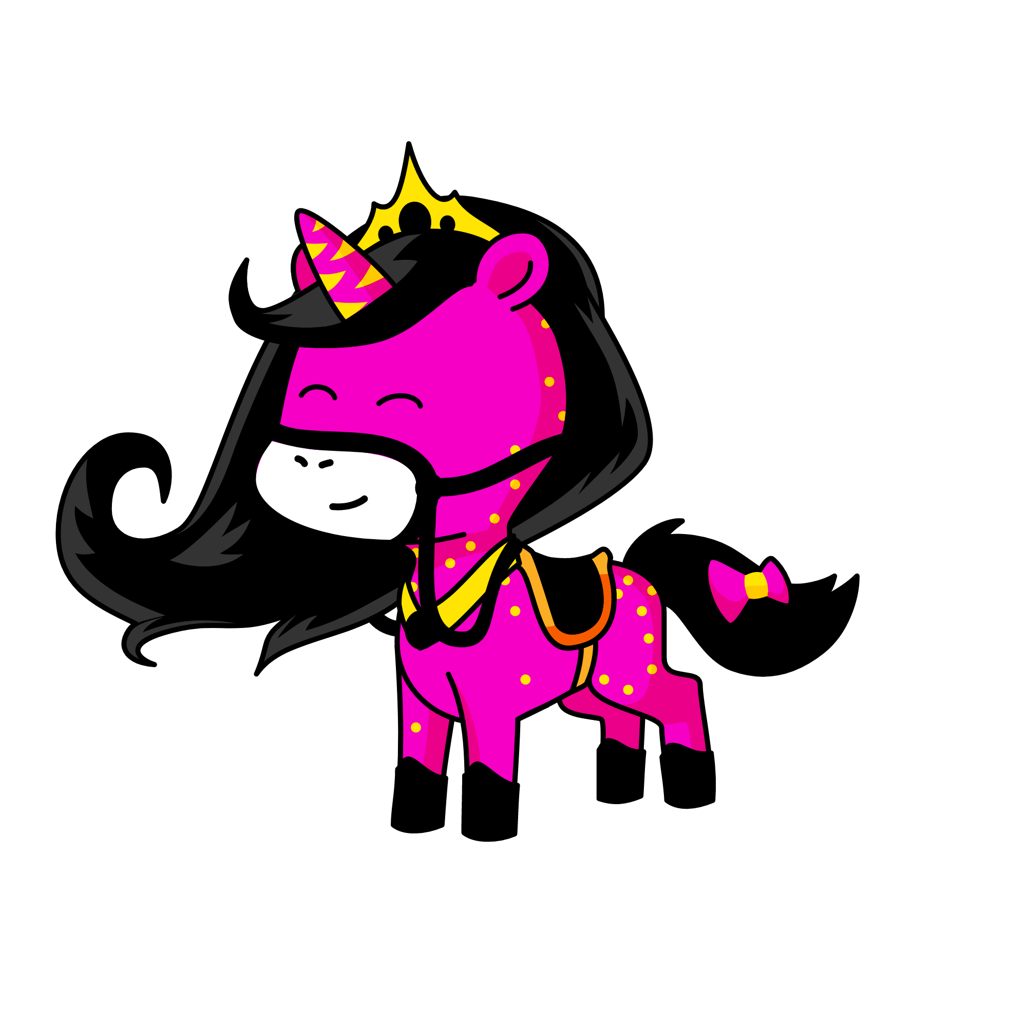 Fluffy, the unicorn
