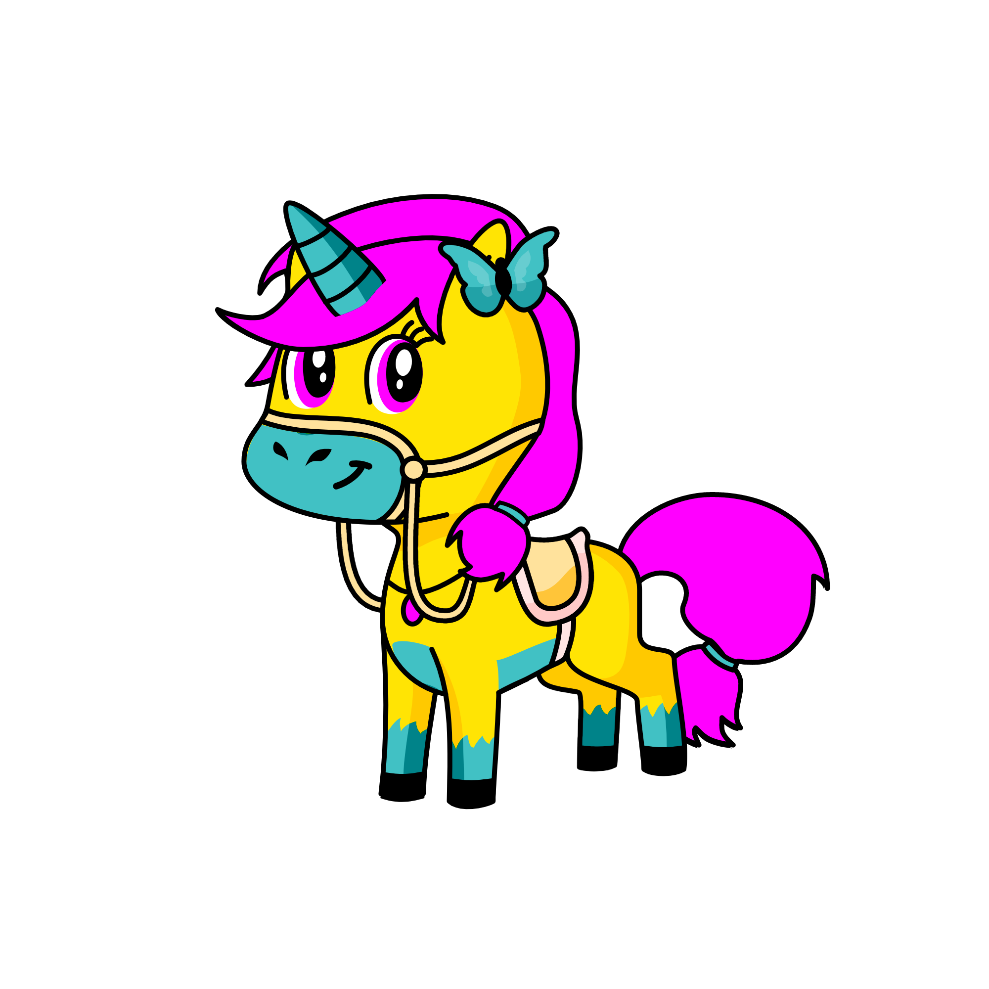 Pancake, the unicorn