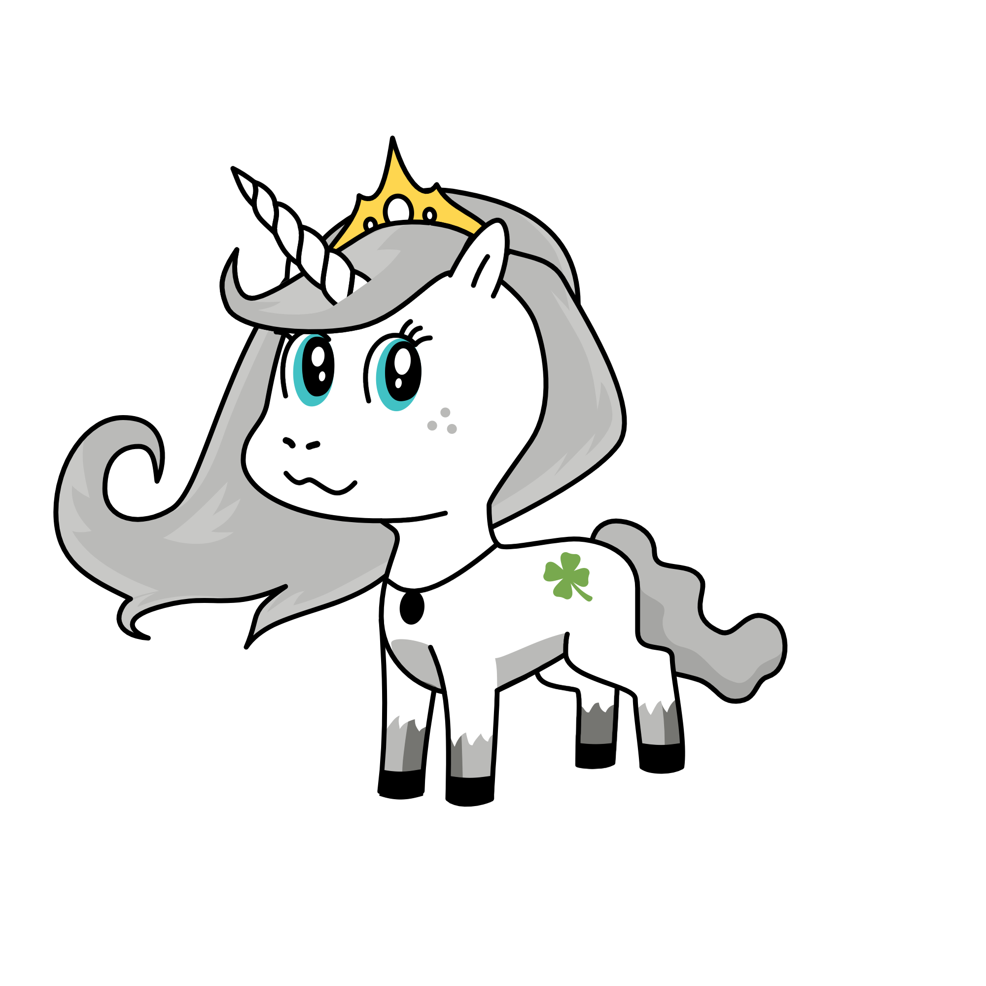 La hija de Player , the unicorn
