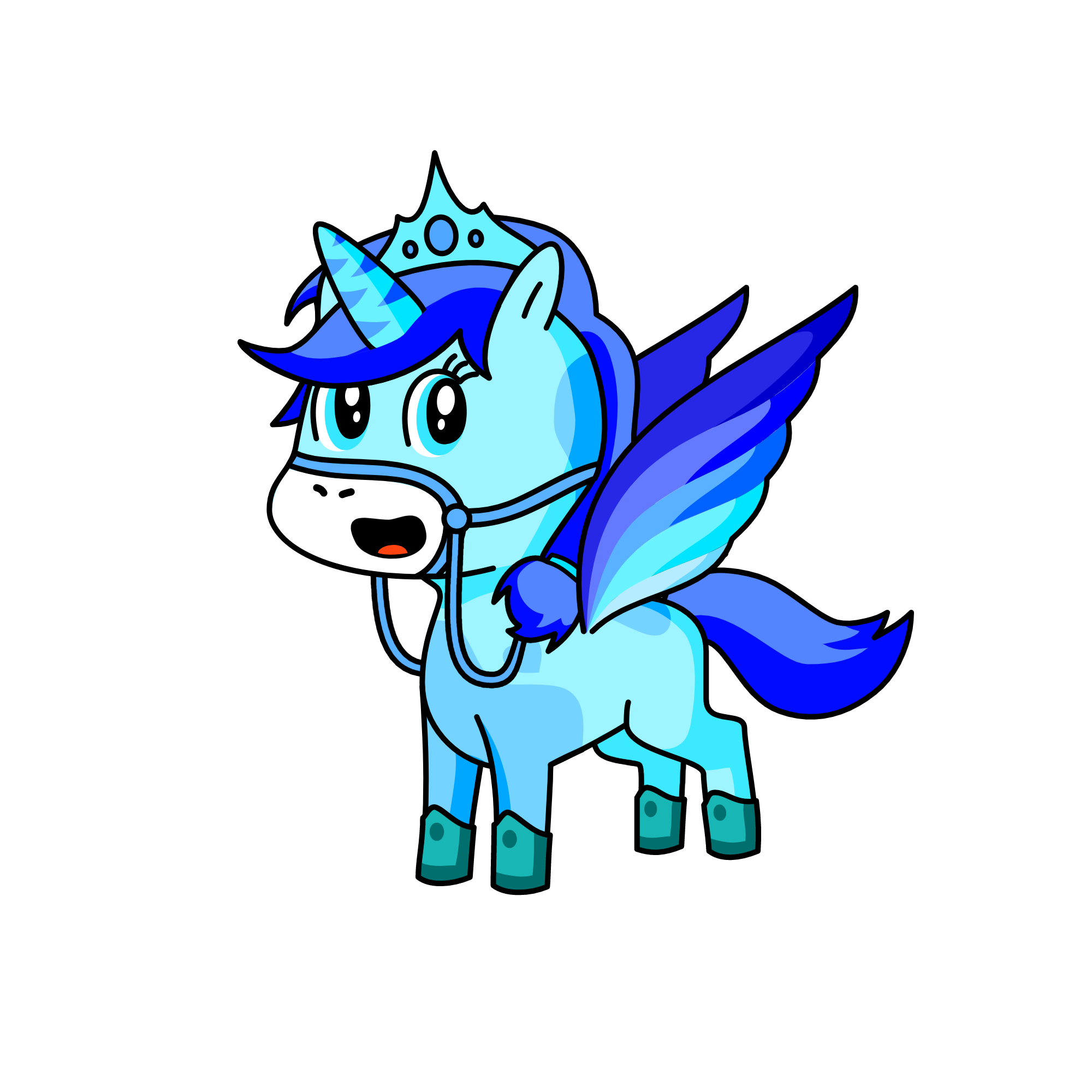 Snowy, the unicorn