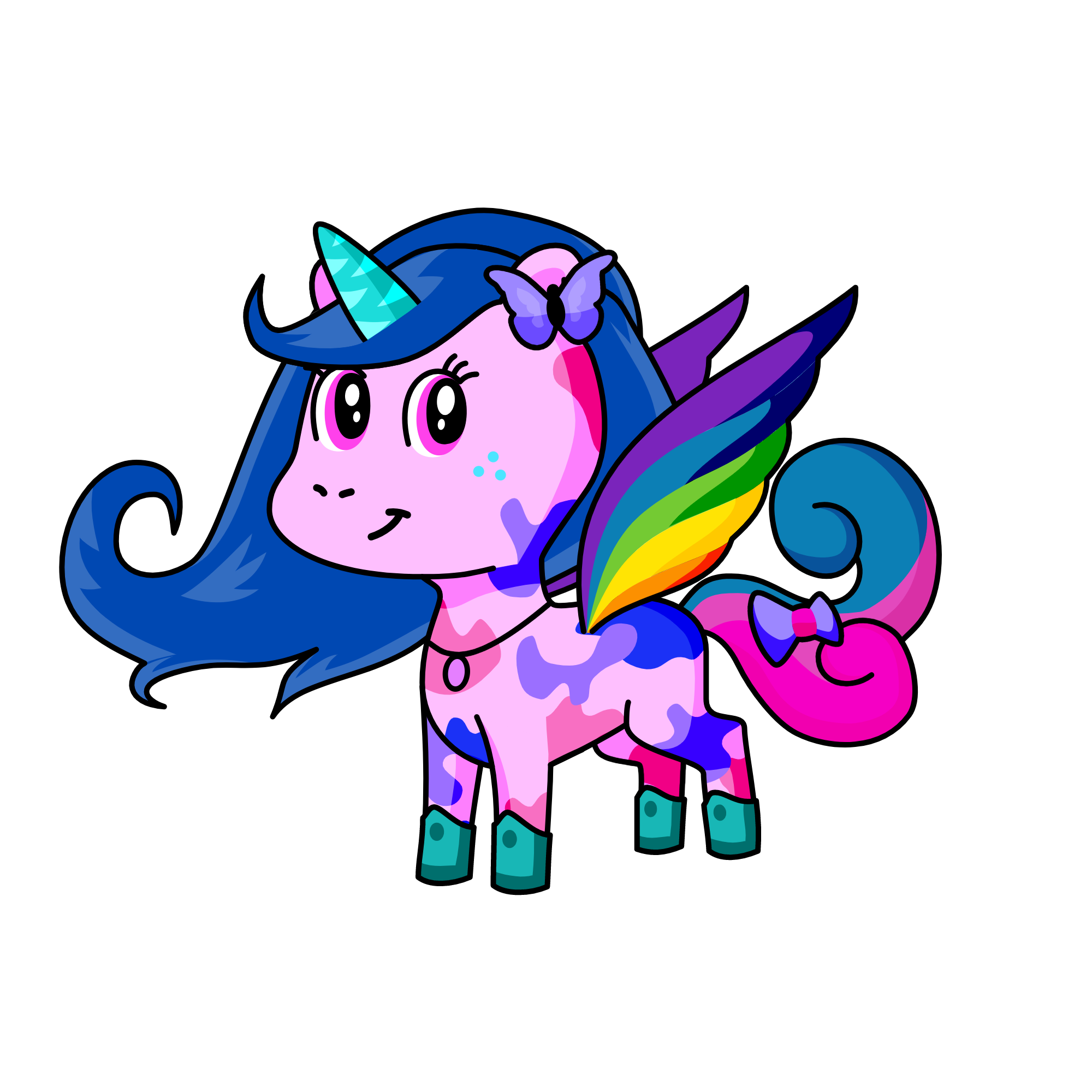 Snoopy, the unicorn