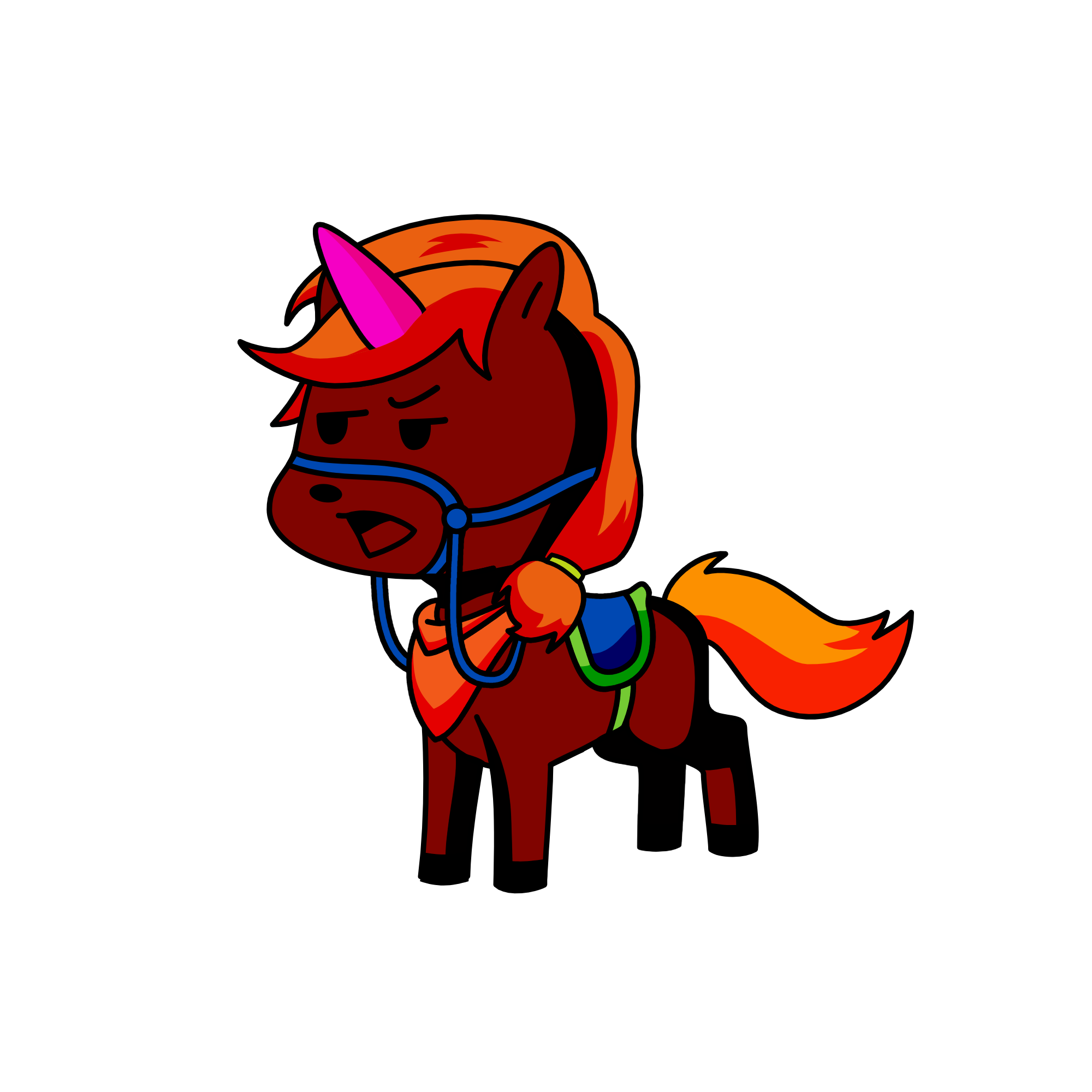 not a horse, the unicorn