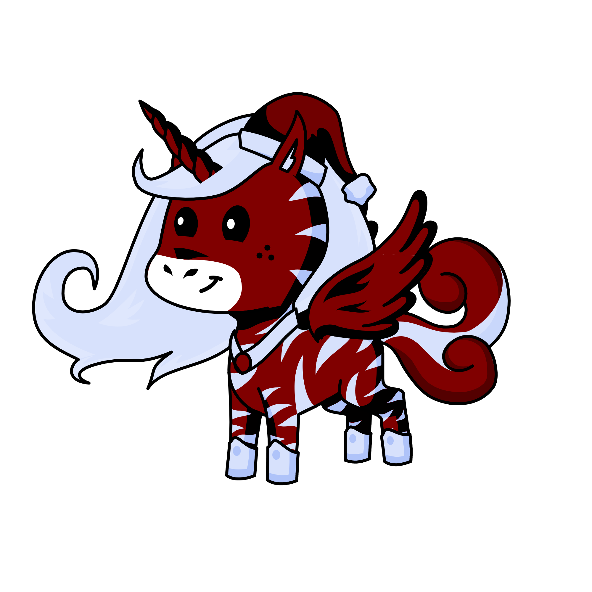 Winter, the unicorn