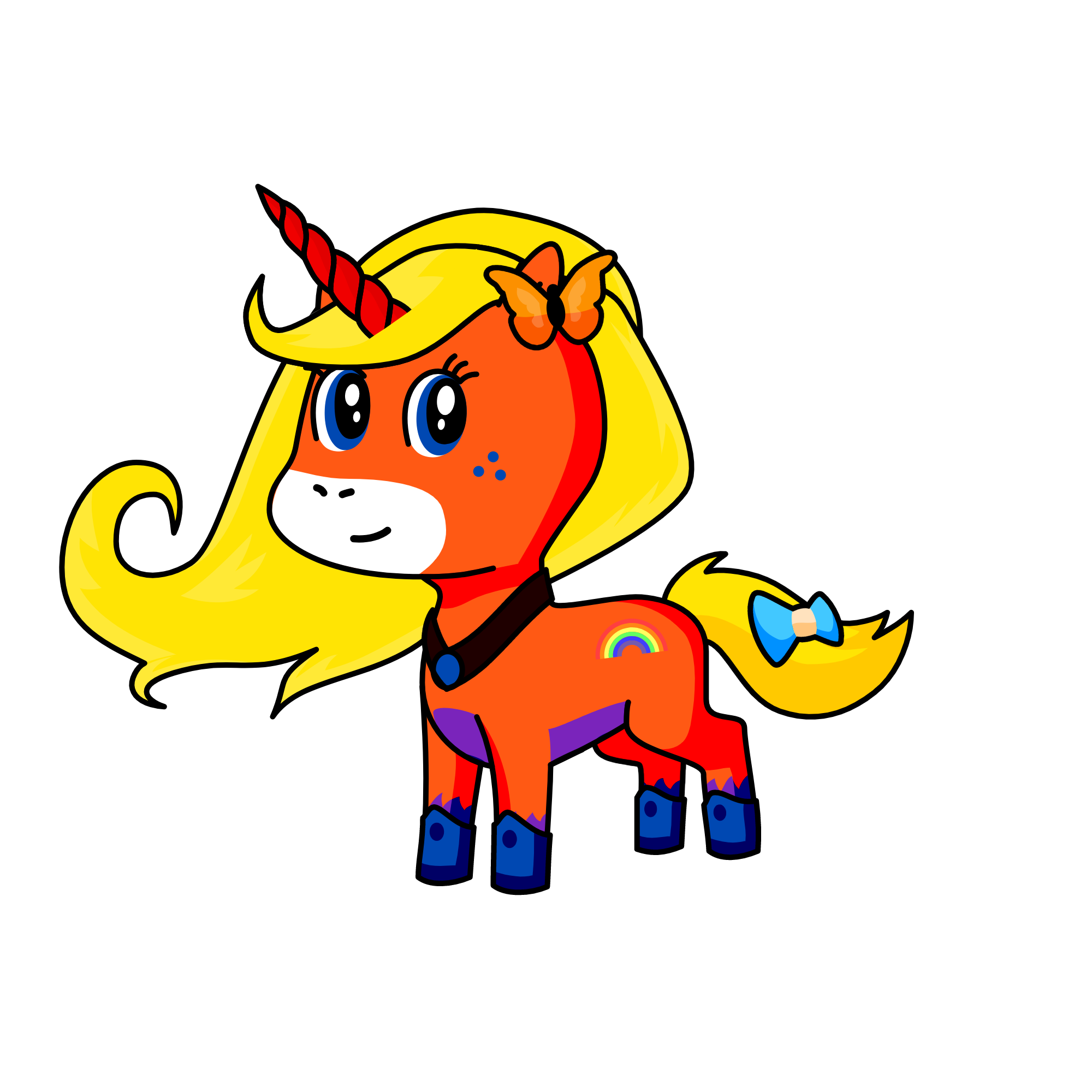 Mid-day, the unicorn
