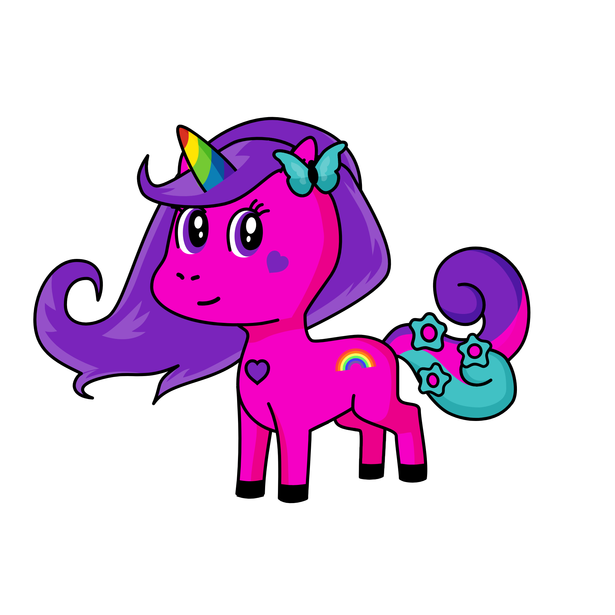 Corni, the unicorn