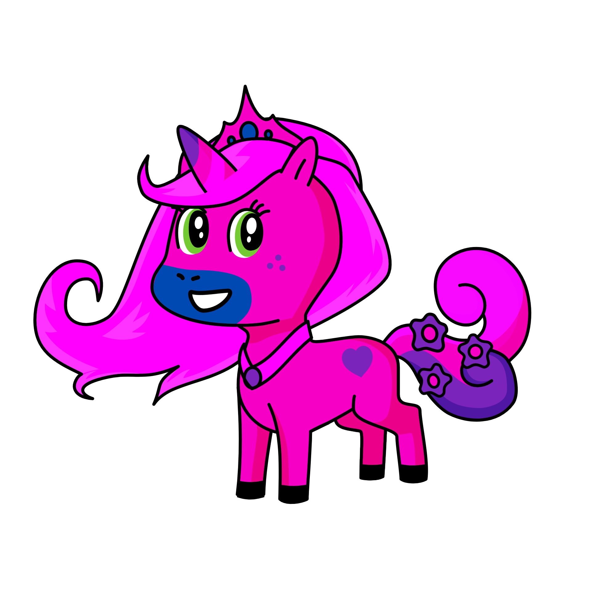 Yoss Queen, the unicorn