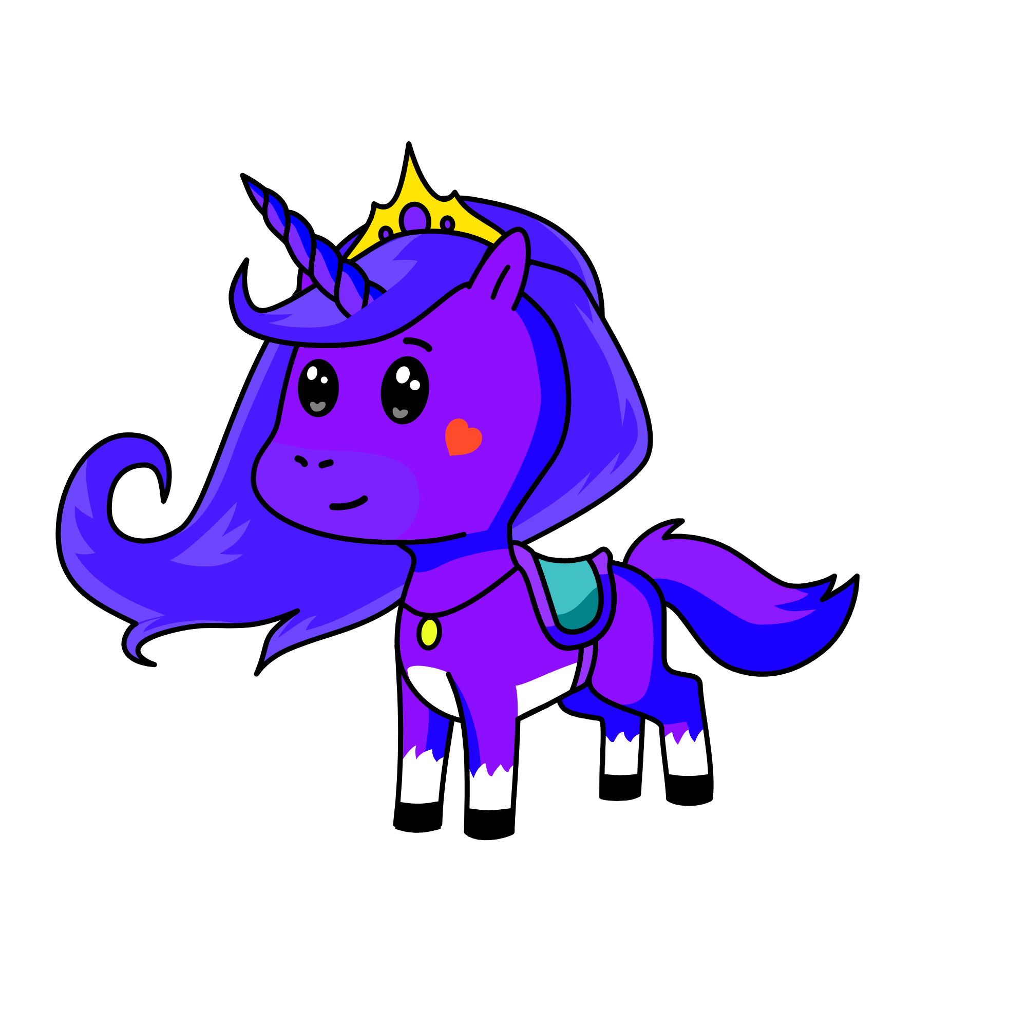 Queen Maya , the unicorn
