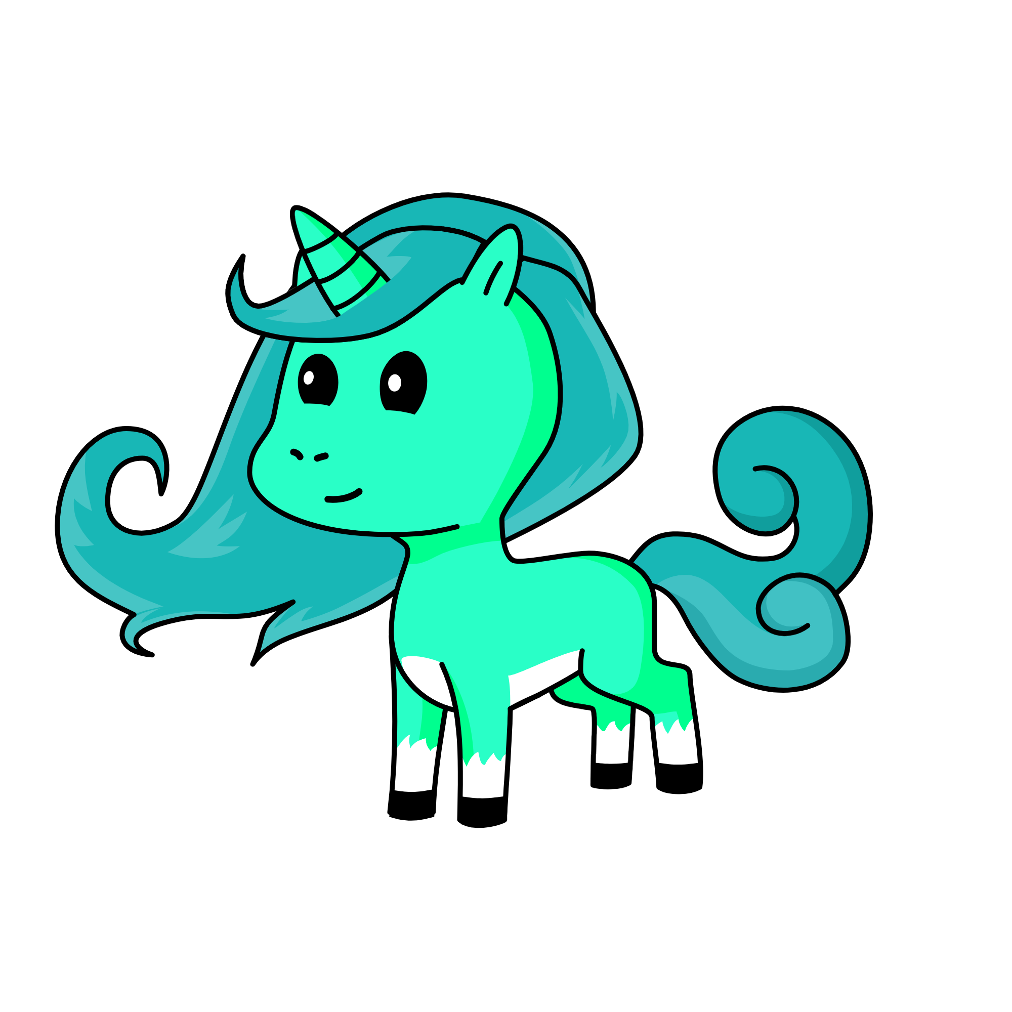 nube, the unicorn