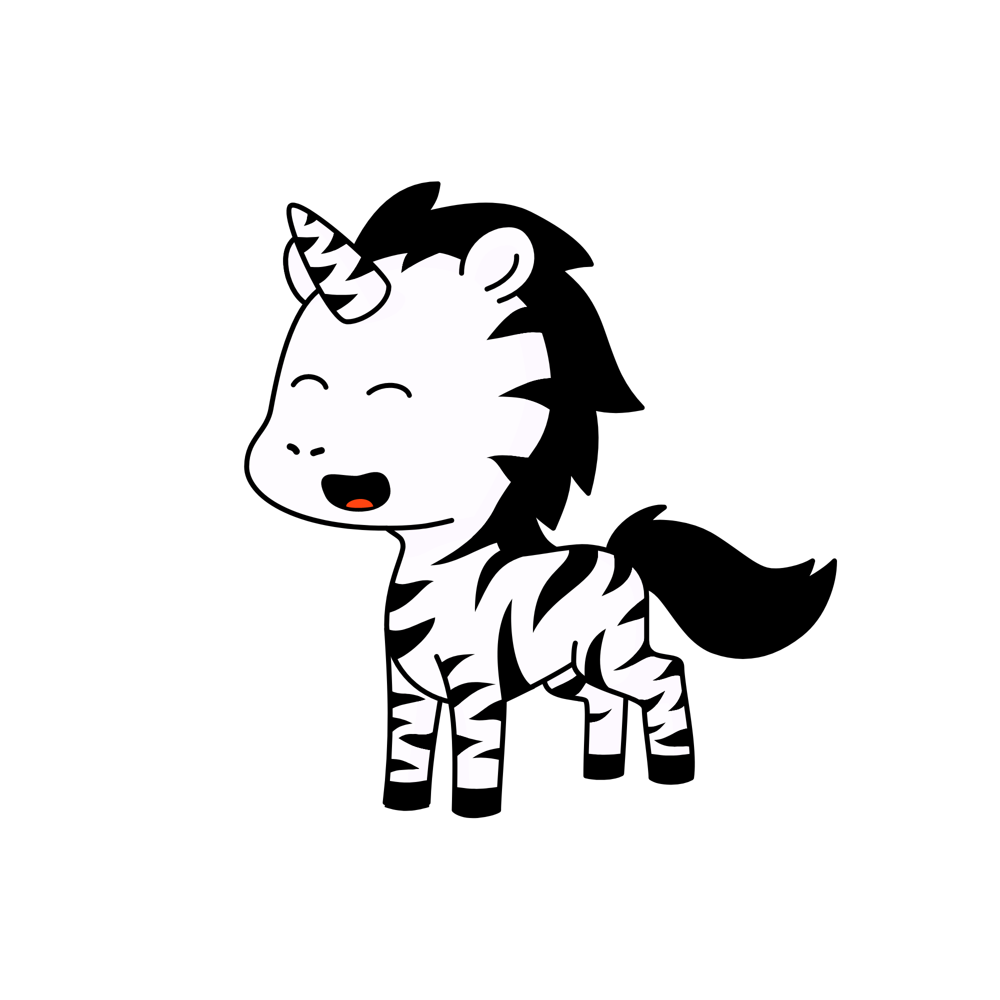 zebra, the unicorn