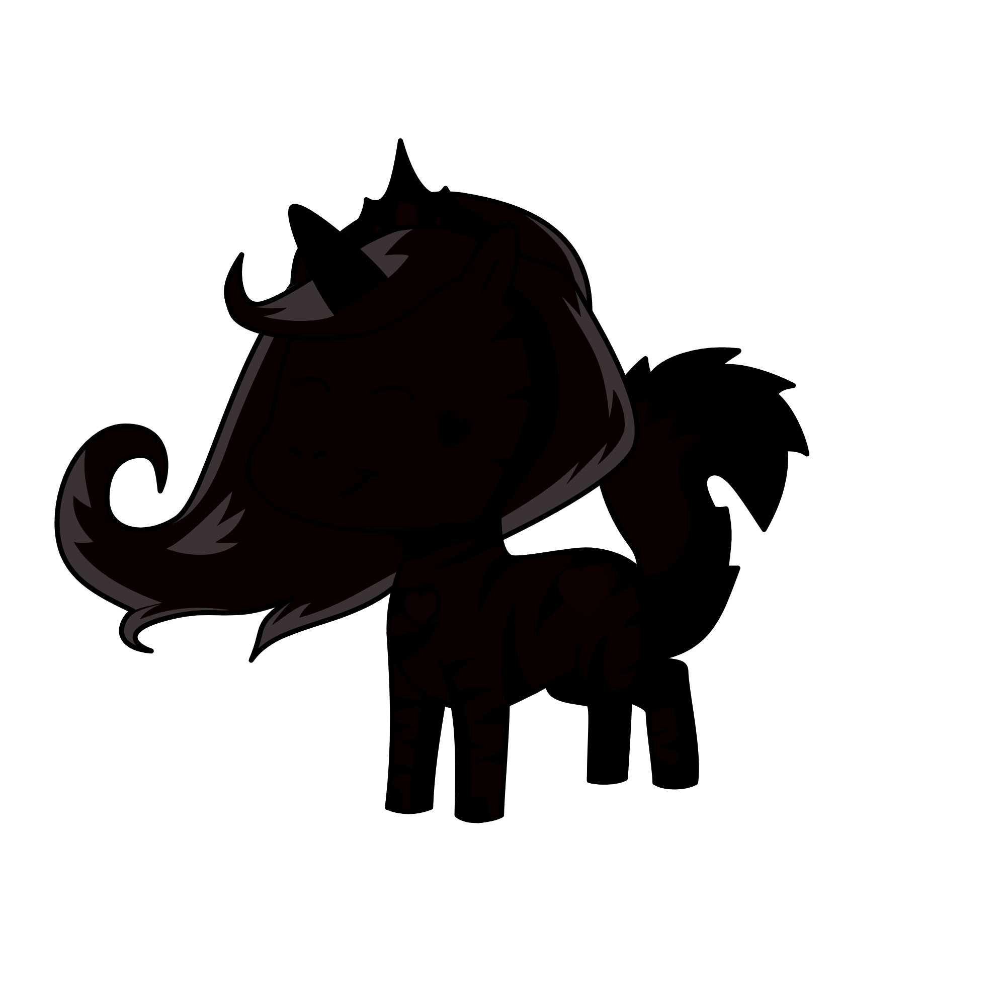 Dark, the unicorn
