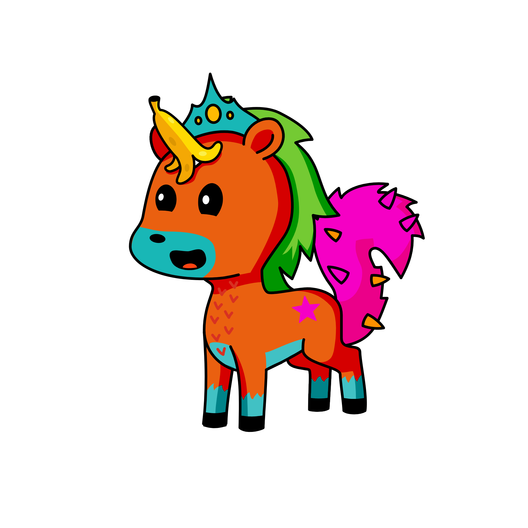 Honey, the unicorn
