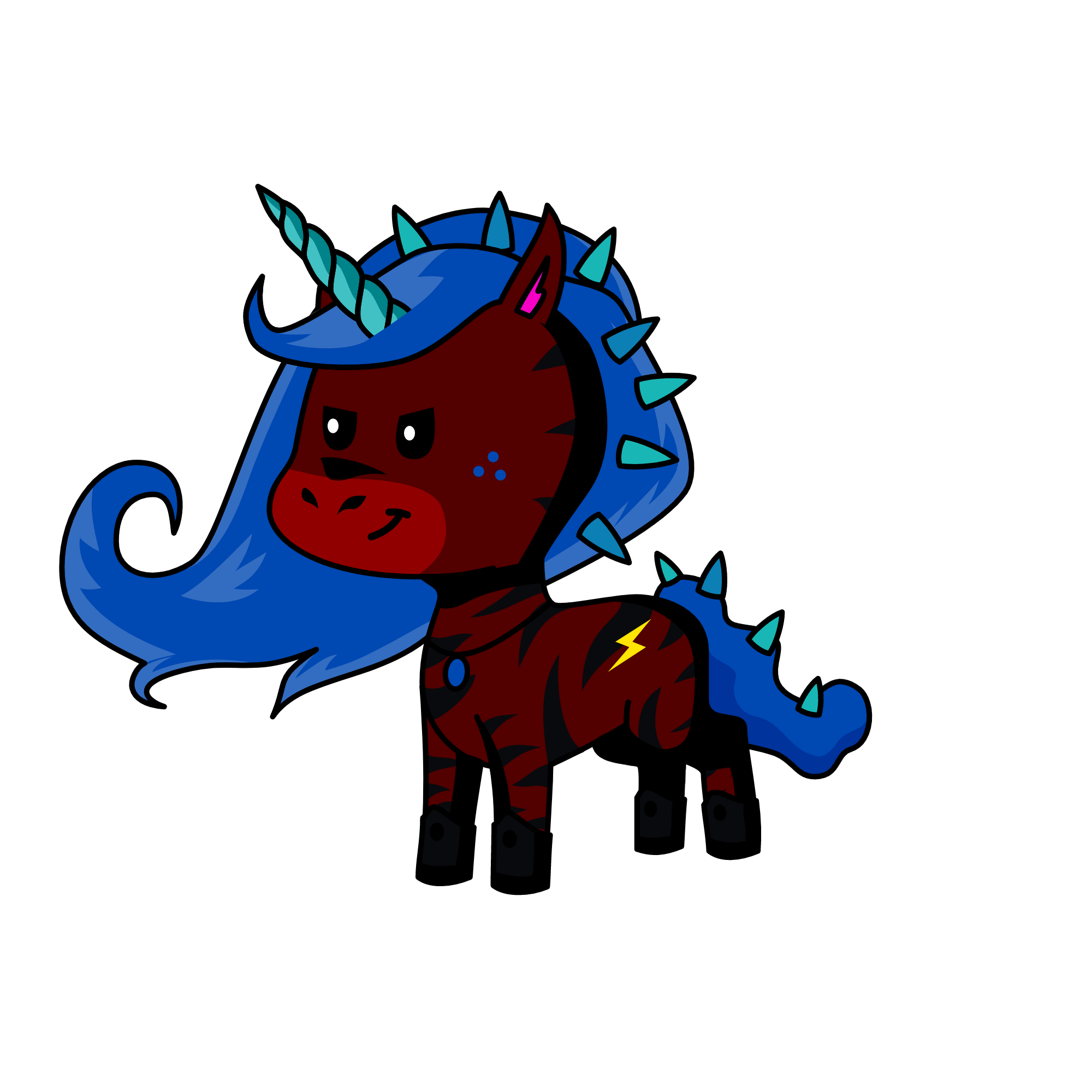 Furia Nocturna, the unicorn