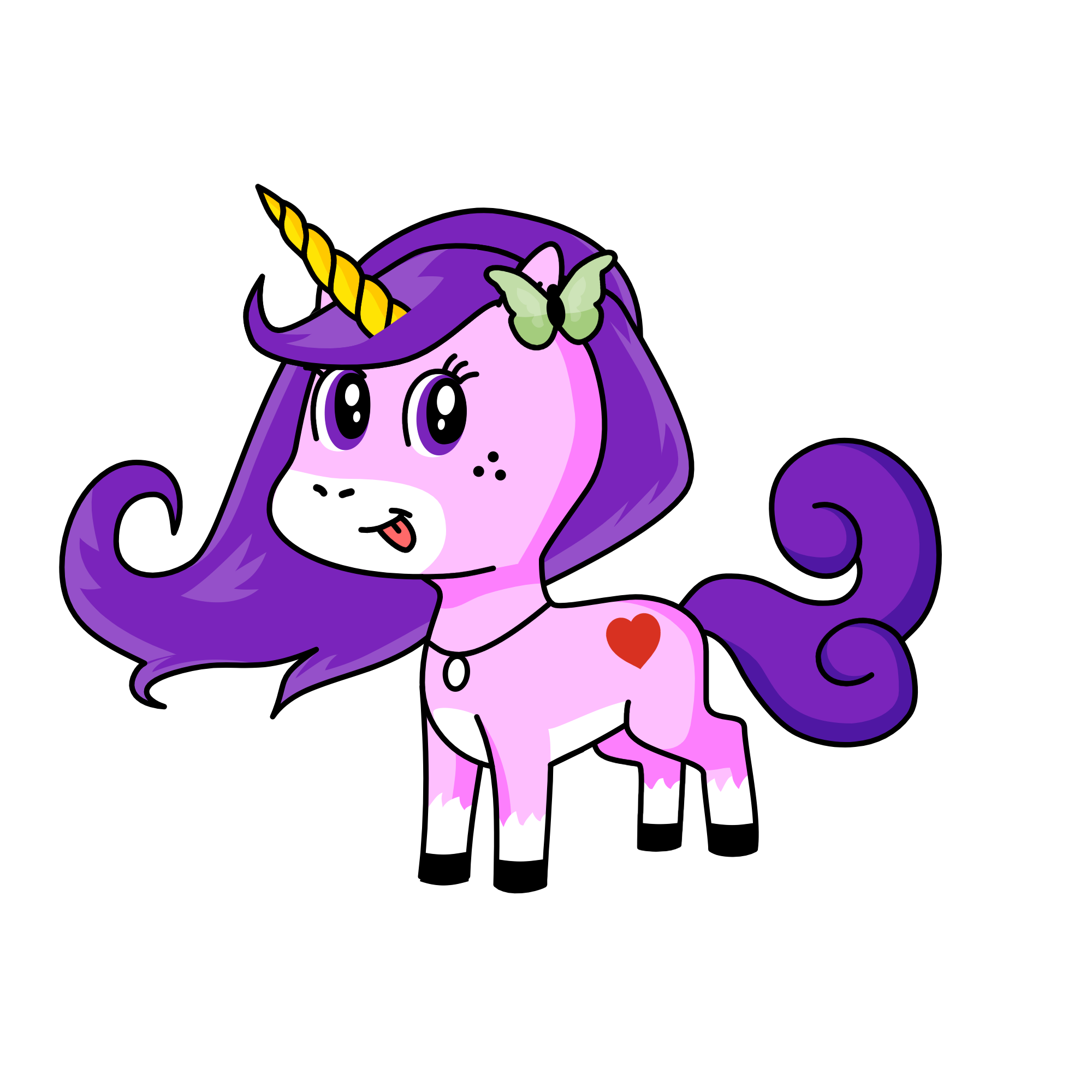 Jellybean, the unicorn