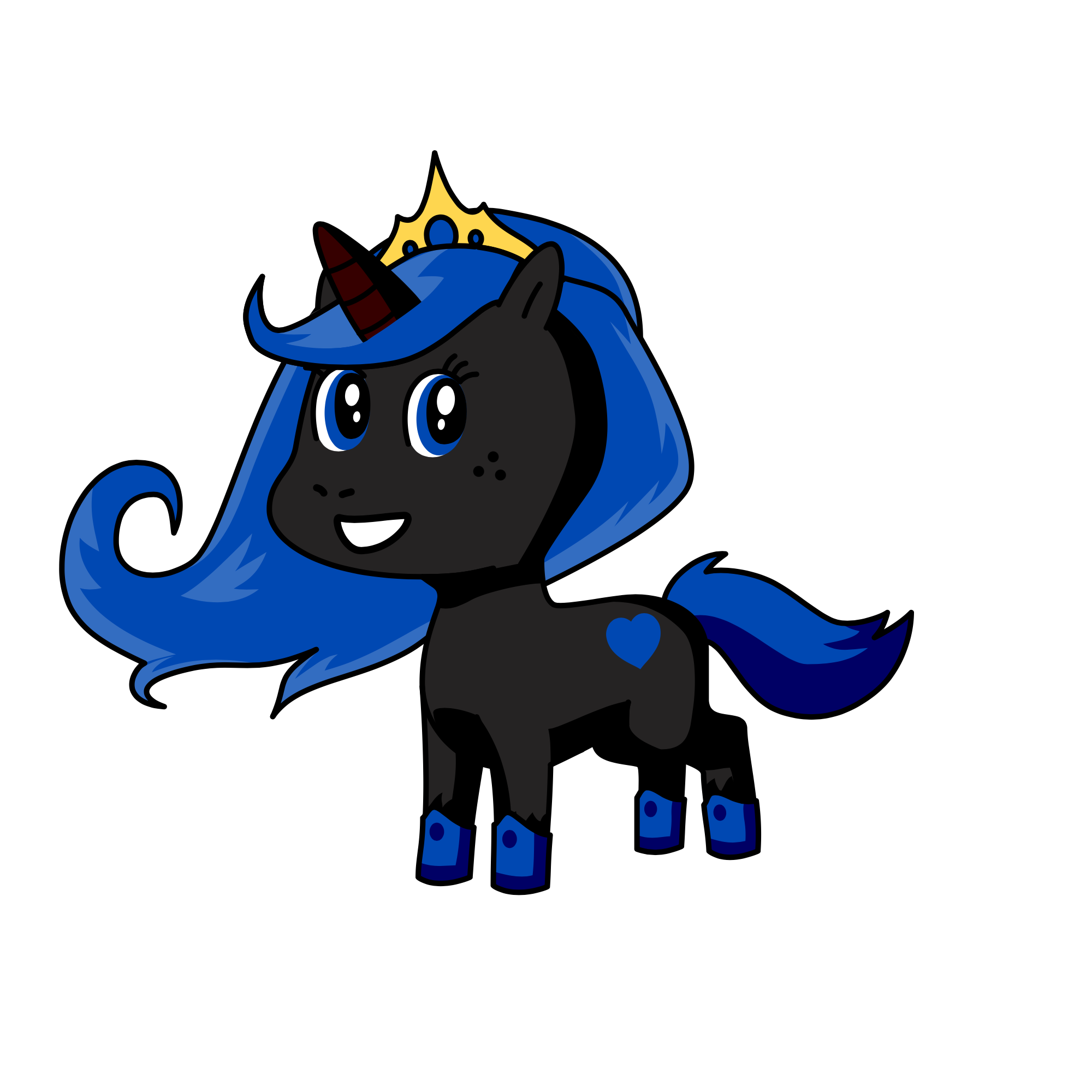 Princess Luna, the unicorn