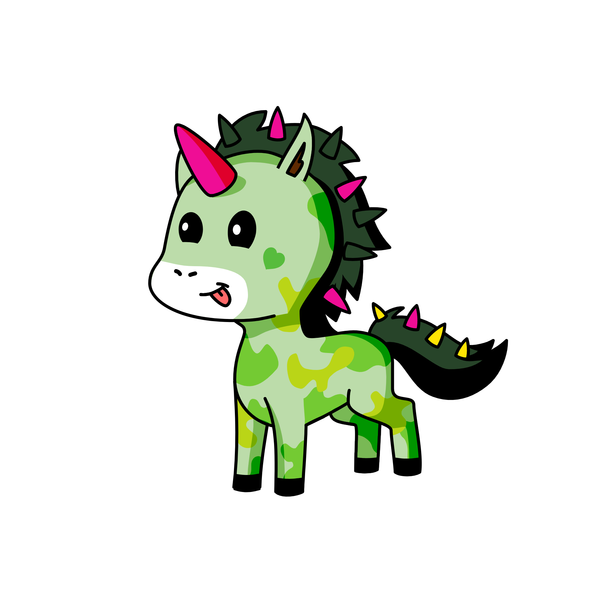Evelyn, the unicorn