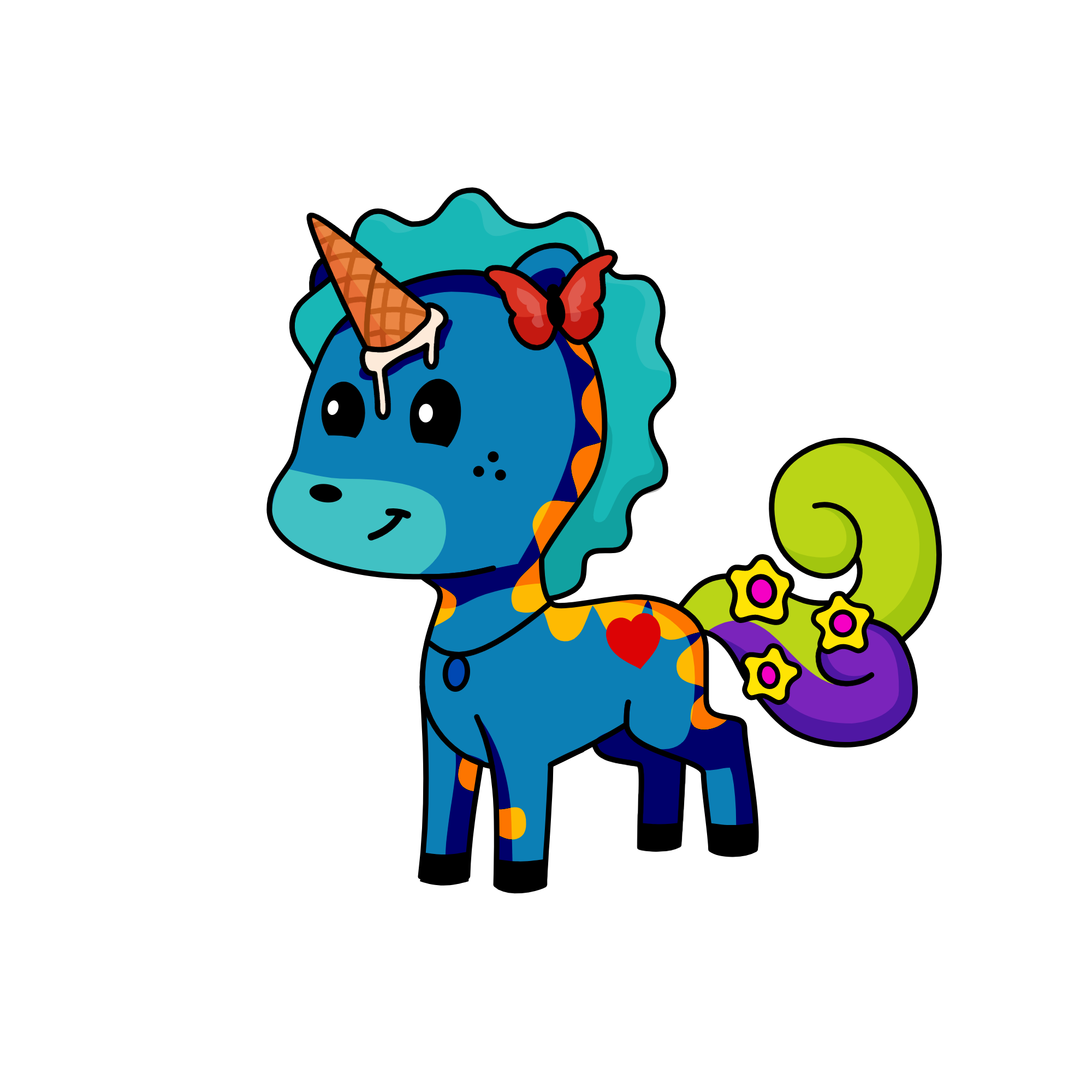 Butterfly, the unicorn