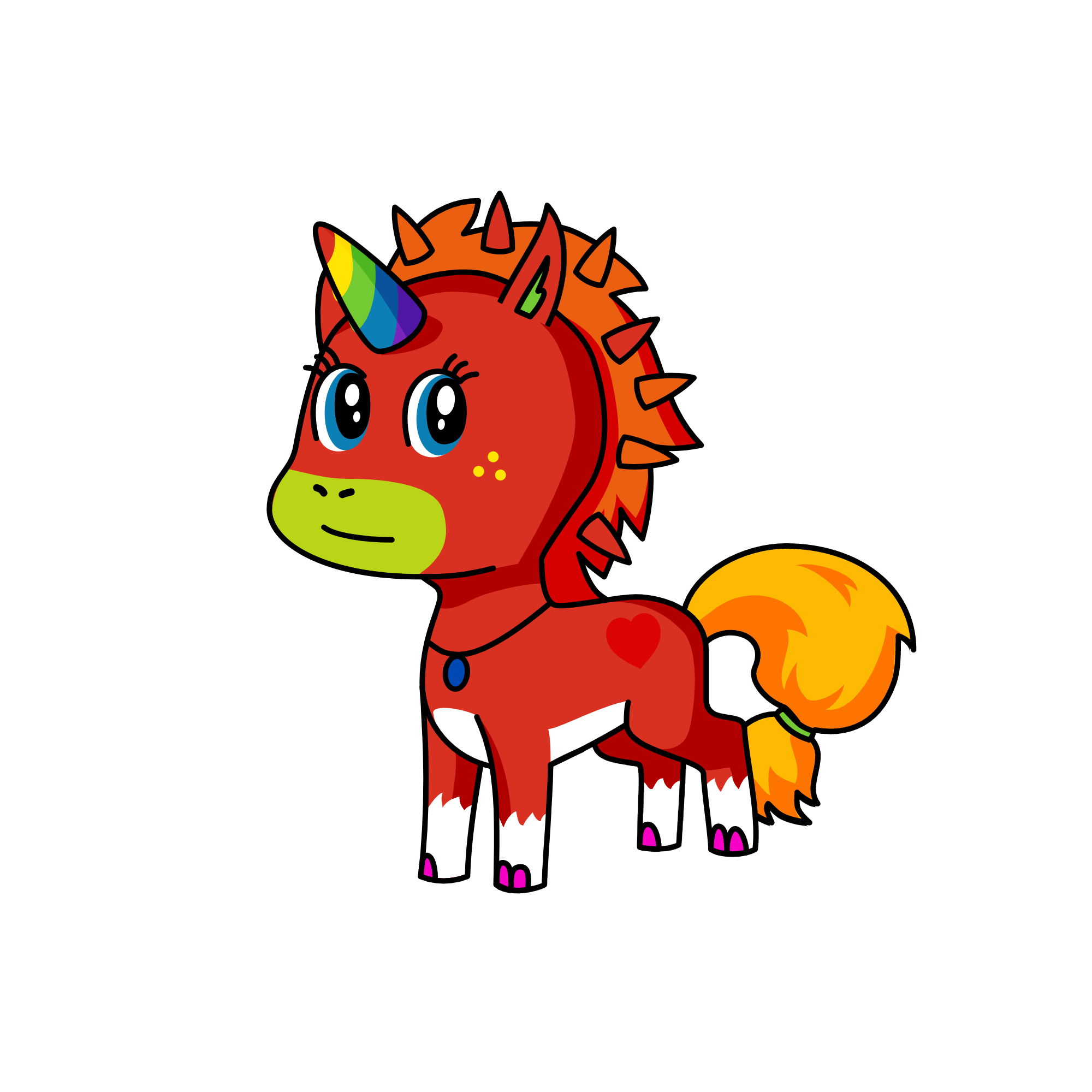 kate red, the unicorn