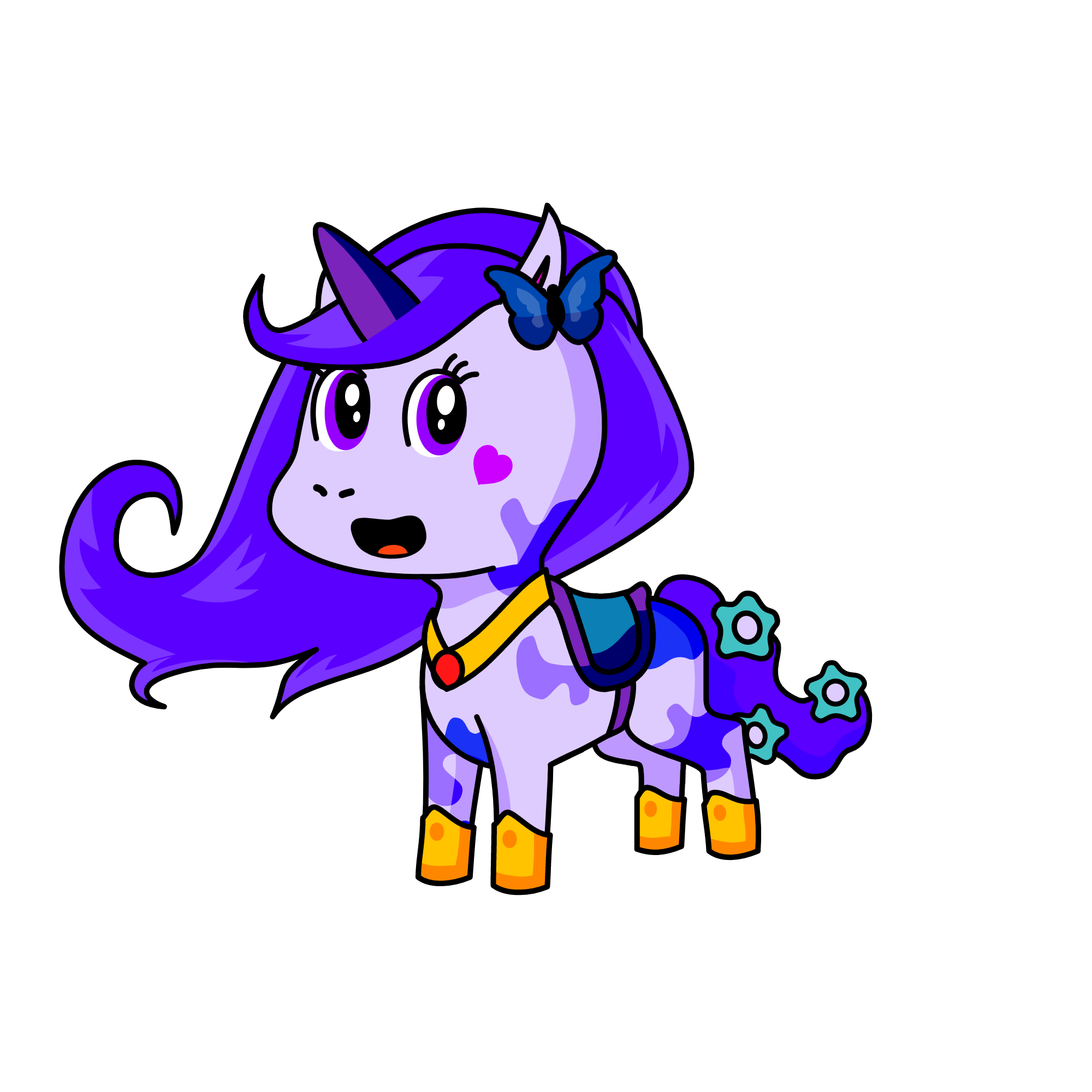 Midnight, the unicorn