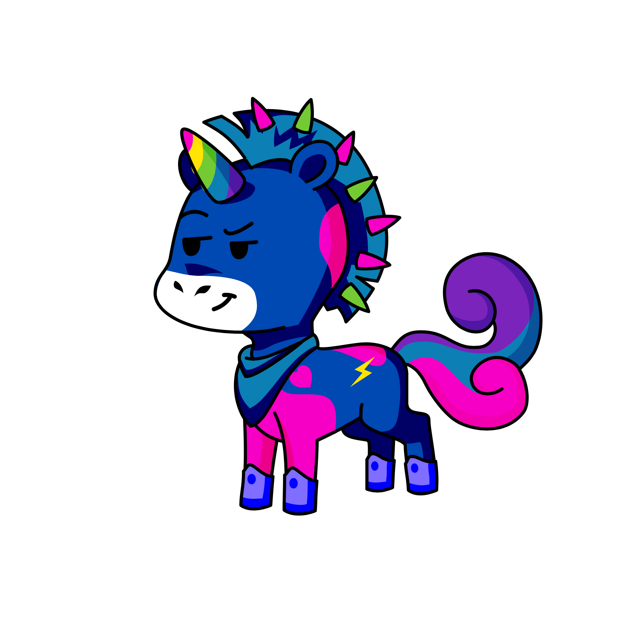Ellu, the unicorn