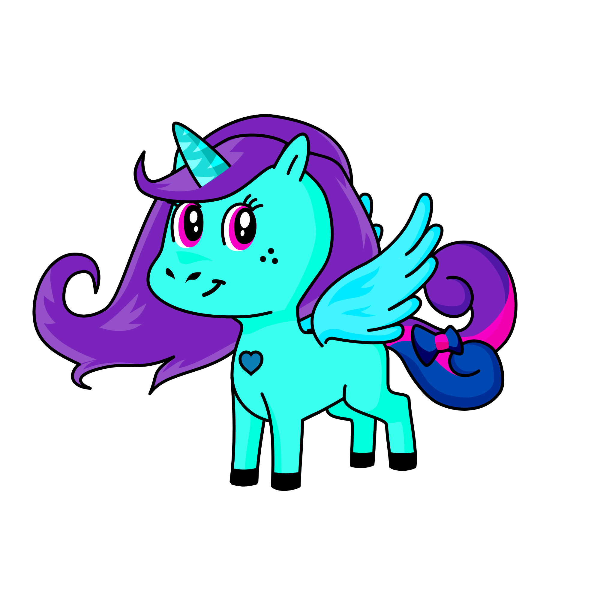 sky qween, the unicorn